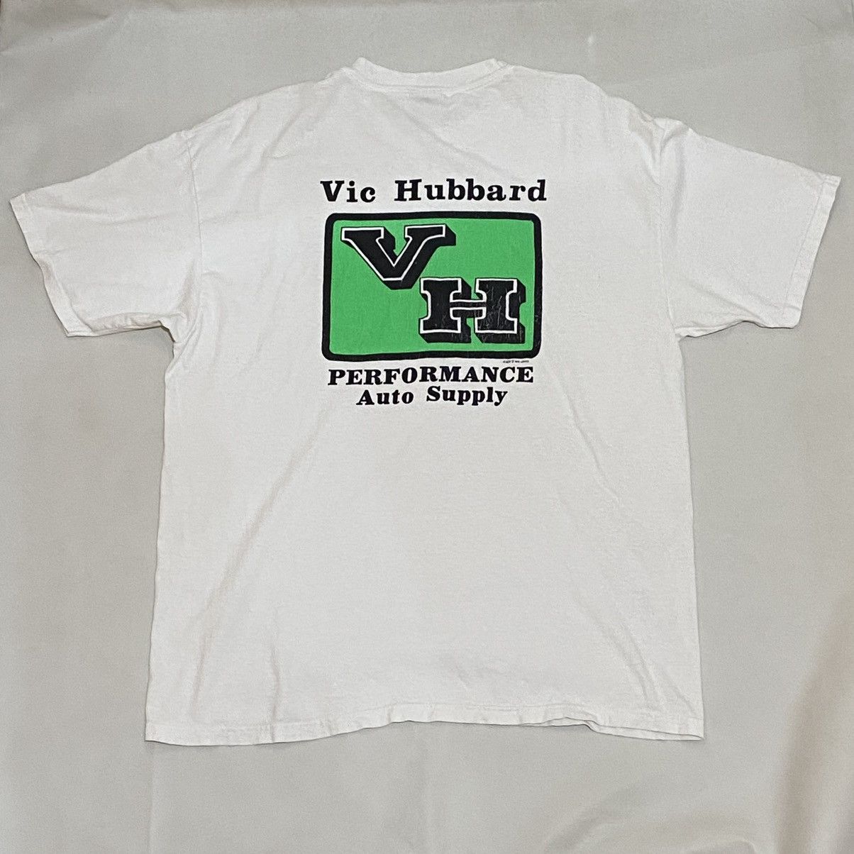 Vintage Vic Hubbard Performance Auto Supply Tshirt size XLarge logo Size US XL / EU 56 / 4 - 1 Thumbnail