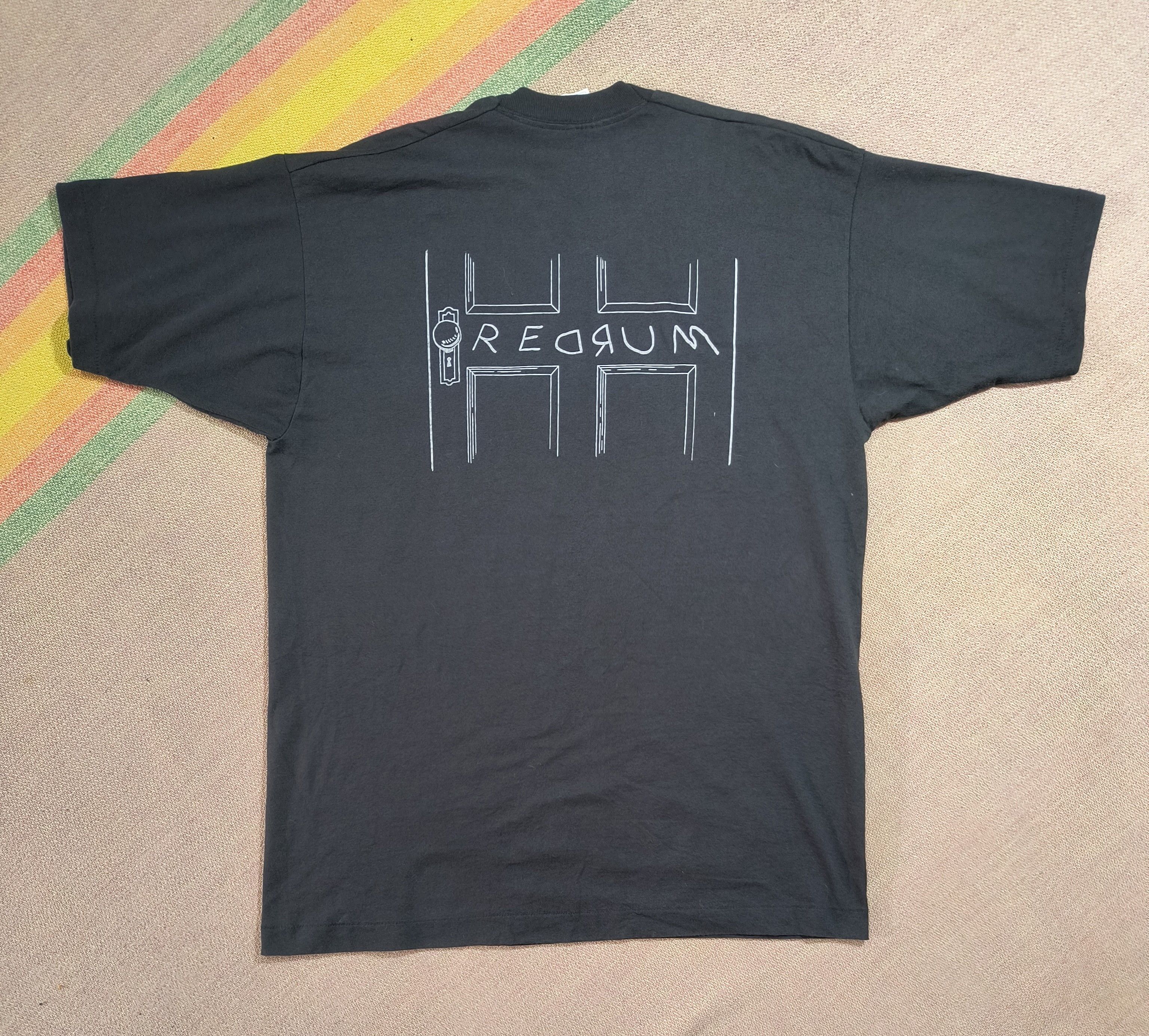 Fruit Of The Loom Vintage The shining redrum 90s tee Size US XL / EU 56 / 4 - 5 Thumbnail