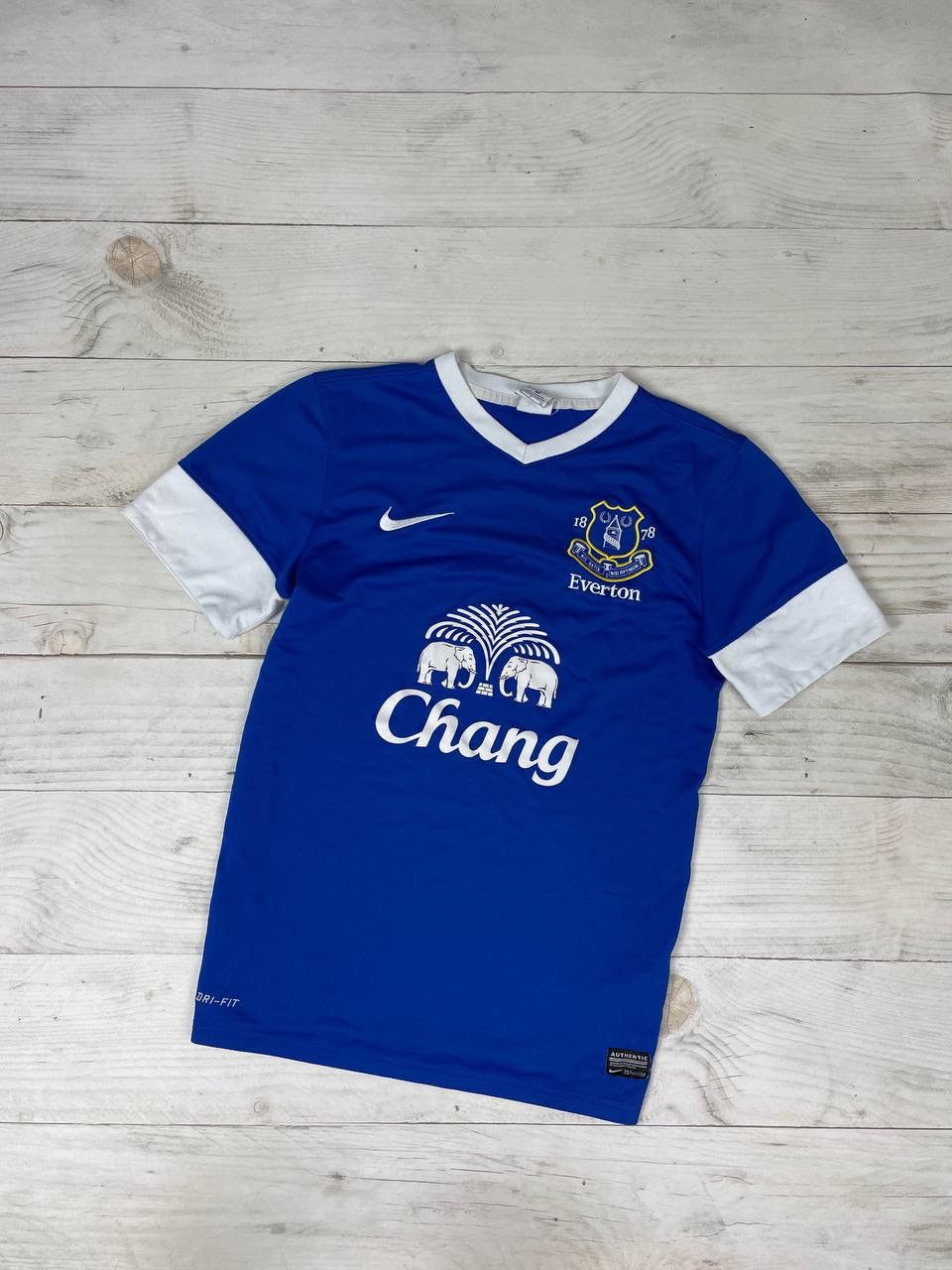 Nike Nike Everton 2012 2013 Home Football Shirt Soccer Jersey Size US S / EU 44-46 / 1 - 1 Thumbnail