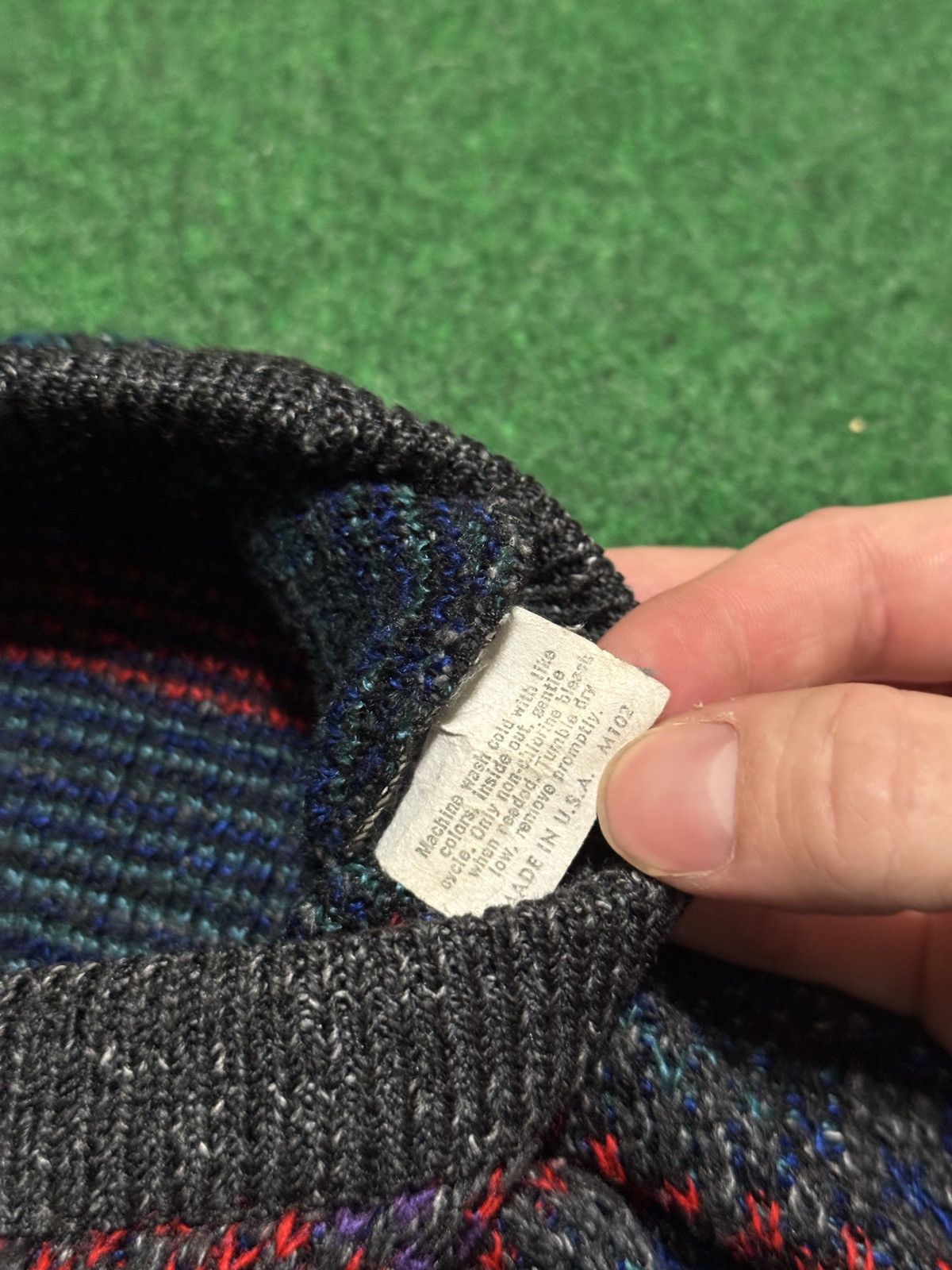 Jantzen Vintage 90s Jantzen Plaid Retro Grandpa Knit L/XL Sweater Size US L / EU 52-54 / 3 - 4 Thumbnail
