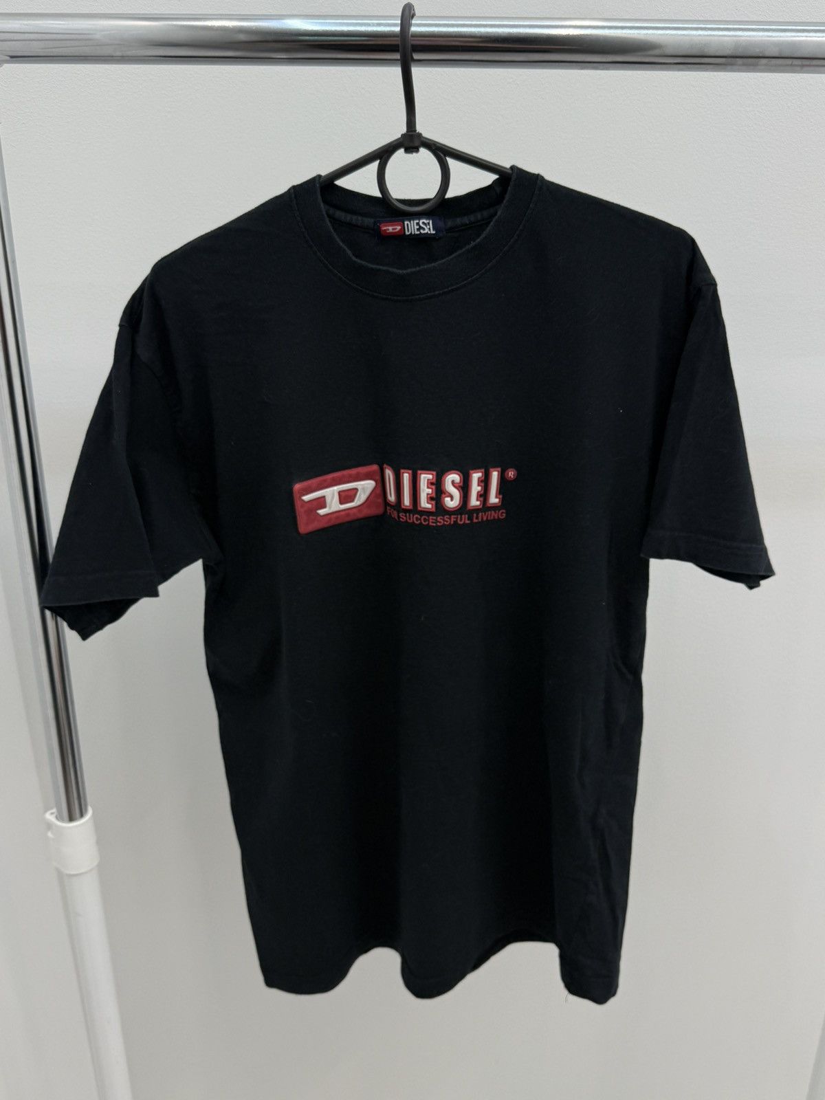 Diesel Vintage Y2K Diesel Big Logo T-Shirt Tee Size US M / EU 48-50 / 2 - 1 Thumbnail