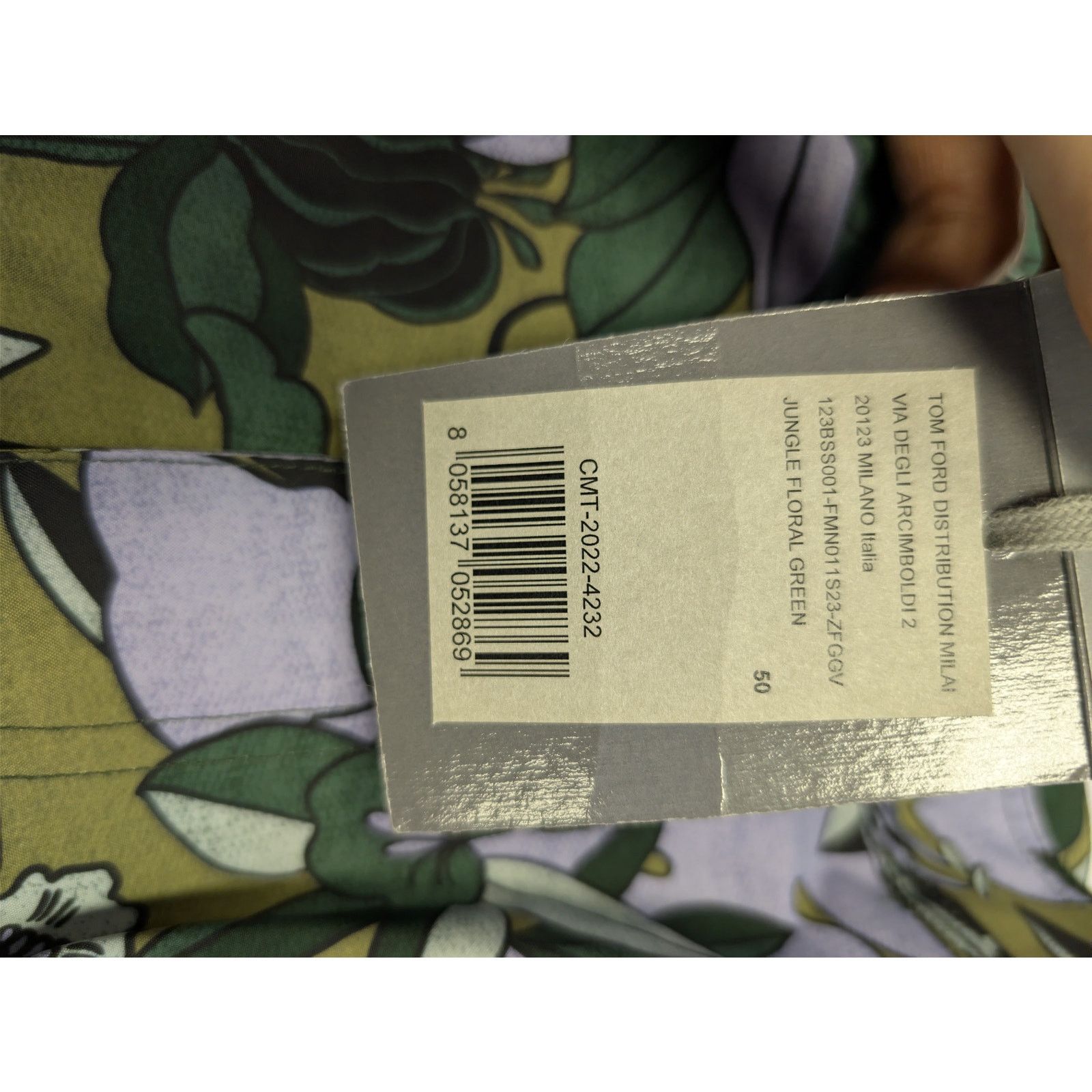 Tom Ford o1rshd1 Jungle Floral Swim Shorts in green Size US 34 / EU 50 - 22 Thumbnail