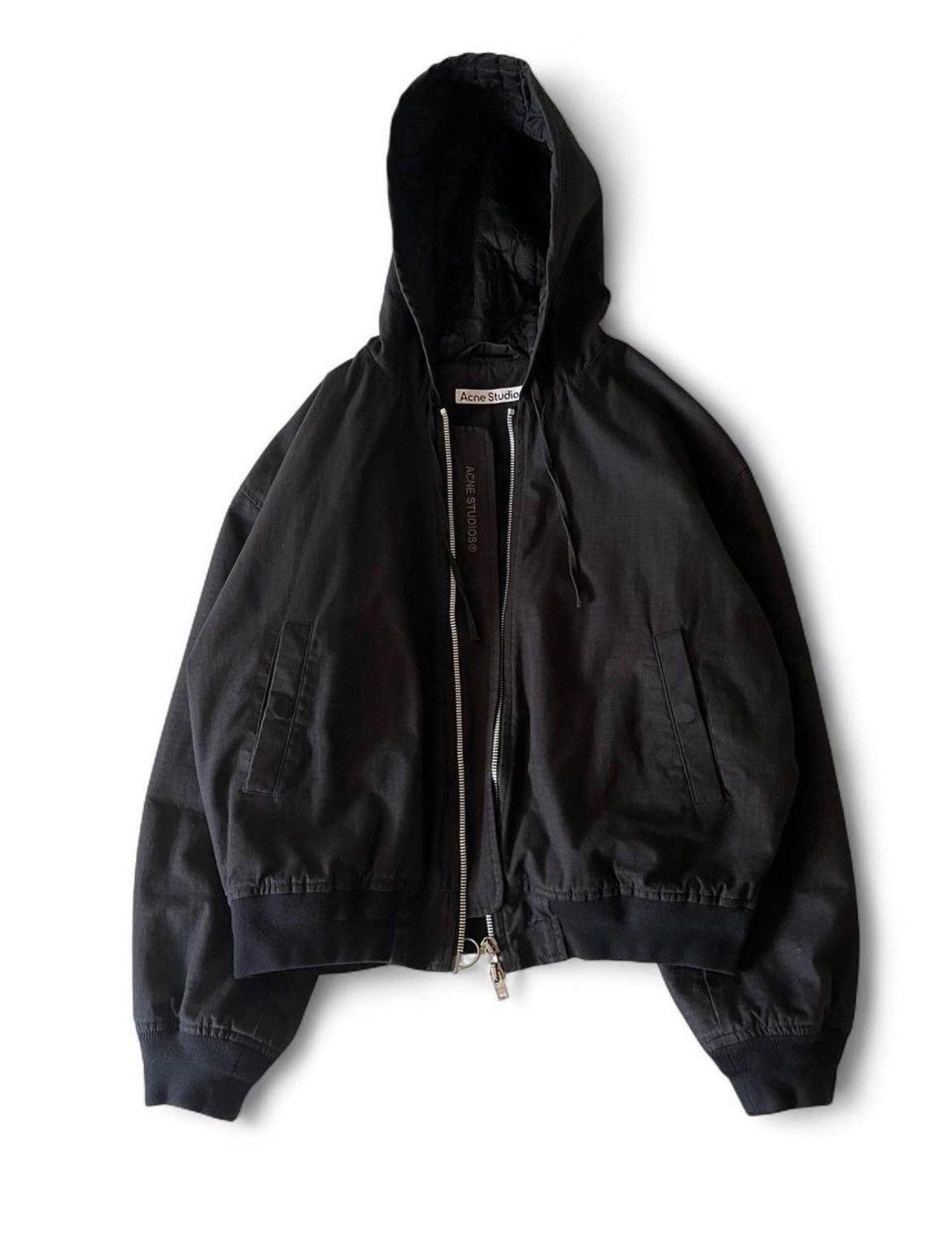 Acne Studios Acne Studios Black Bomber Jacket Size US S / EU 44-46 / 1 - 1 Thumbnail
