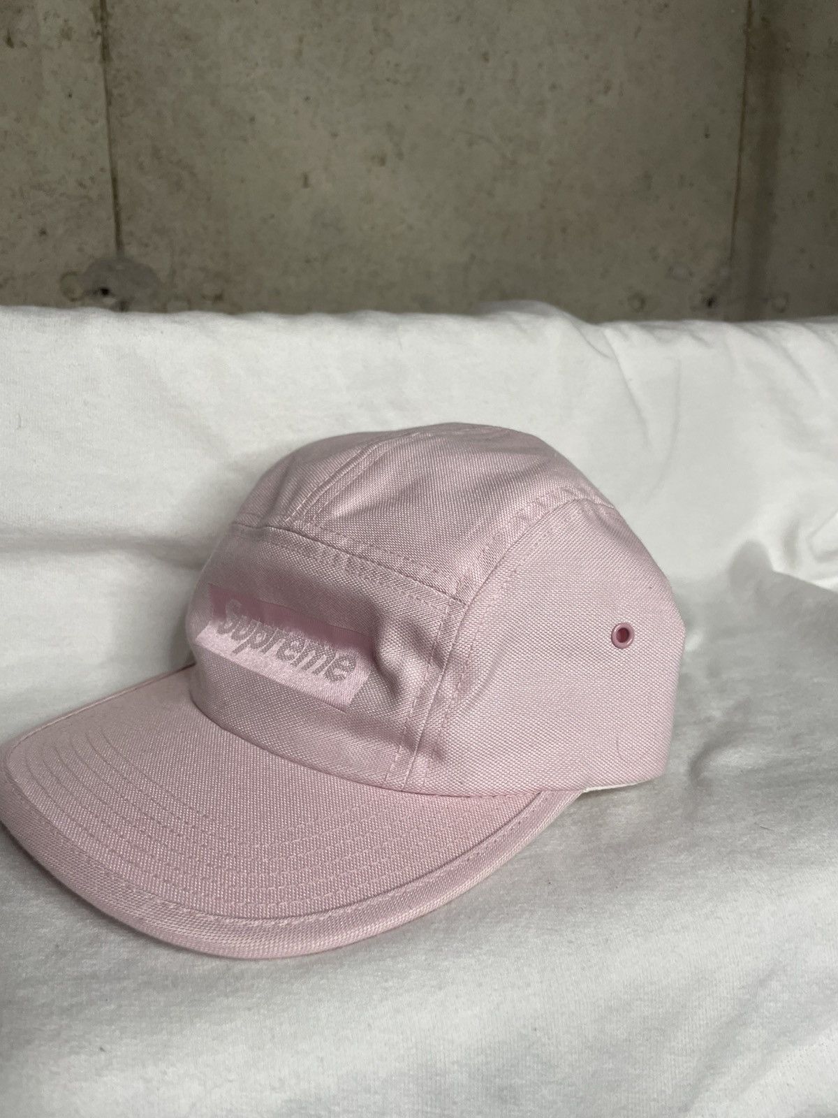 Supreme Rare 5 Panel Salmon Pink Supreme Cap Hat Adjustable Unisex Size ONE SIZE - 4 Thumbnail