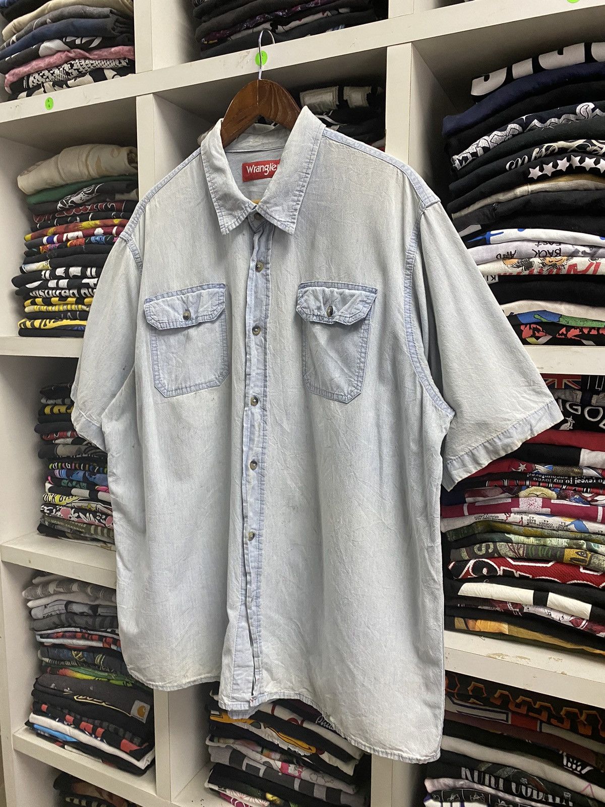 Vintage × Wrangler Vintage Wrangler Button Up Size US XL / EU 56 / 4 - 4 Thumbnail