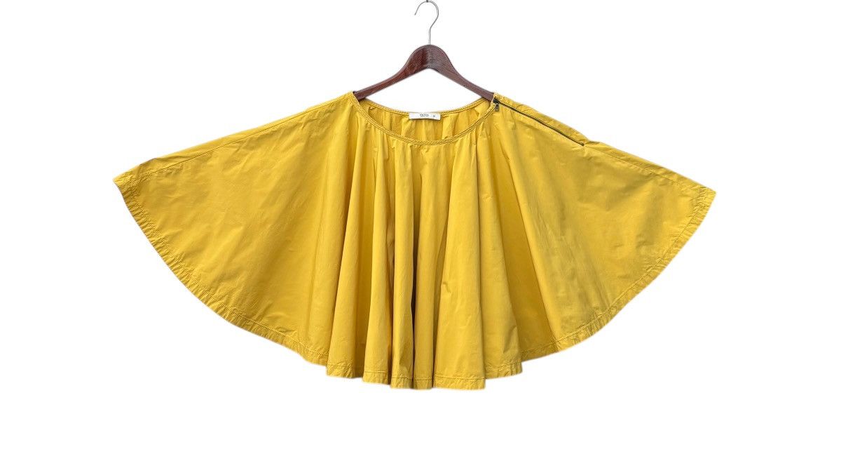Prada Prada Archive Yellow Draped Cape Top Size S / US 4 / IT 40 - 1 Thumbnail