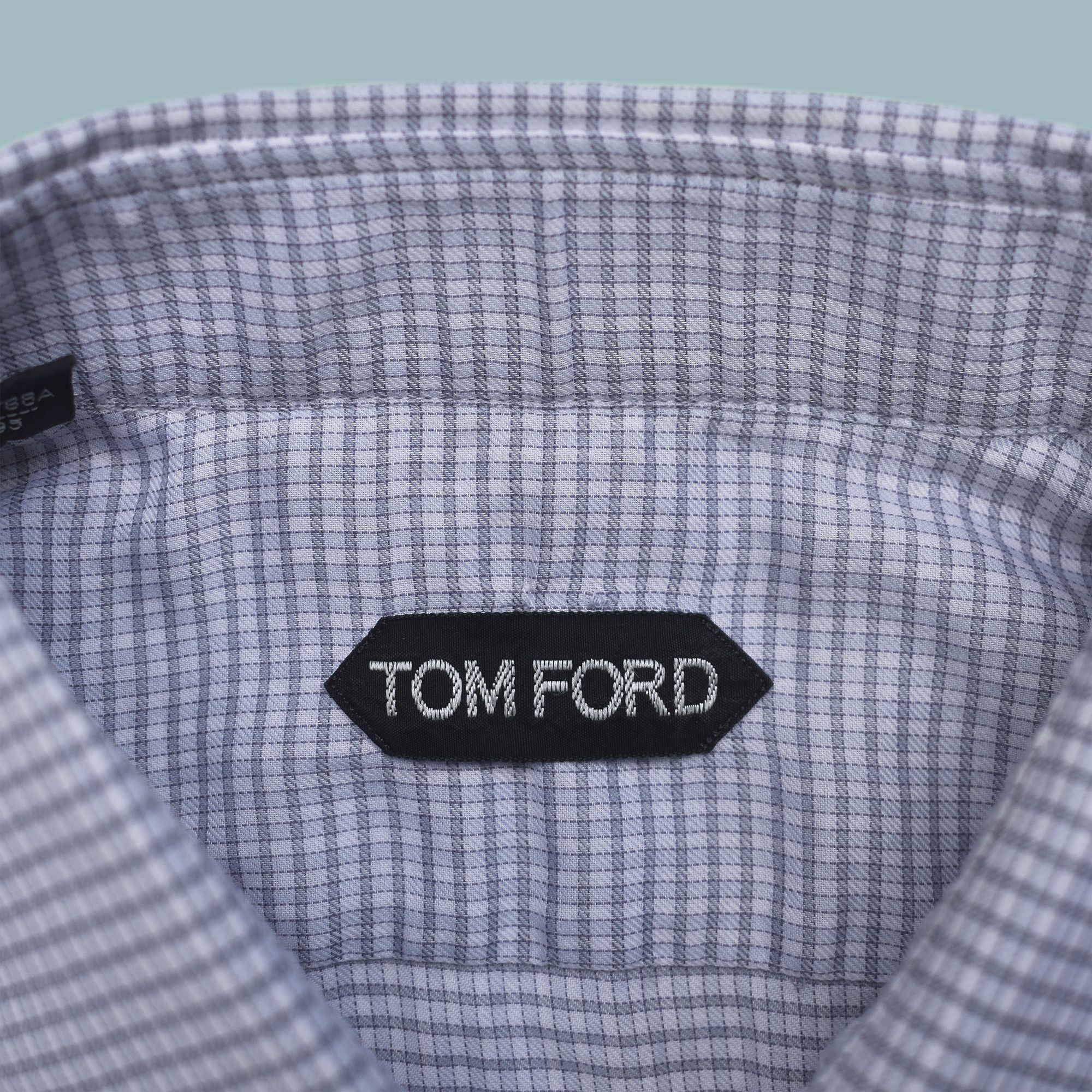 Tom Ford TOM FORD MENS COTTON PLAID BUTTON SHIRT MADE IN SWITZERLAND Size US M / EU 48-50 / 2 - 2 Thumbnail