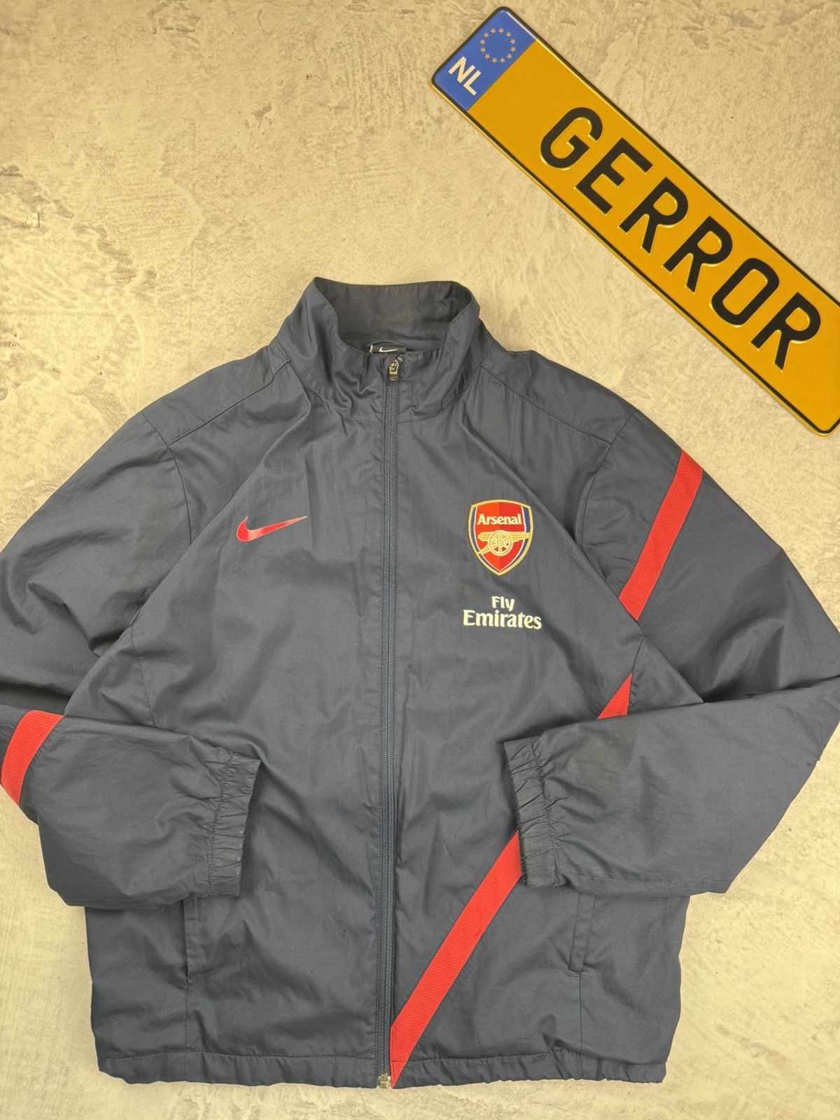 Nike × Nike ACG NIKE VINTAGE BASIC LOGO OVERSIZE ARSENAL LIGHT JACKET Size US M / EU 48-50 / 2 - 2 Thumbnail
