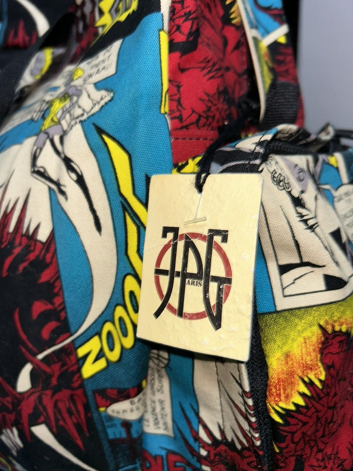 Jean Paul Gaultier F/W 1995 Comic Book Style 'The Virus Man' Three Way Bag Size ONE SIZE - 20 Thumbnail