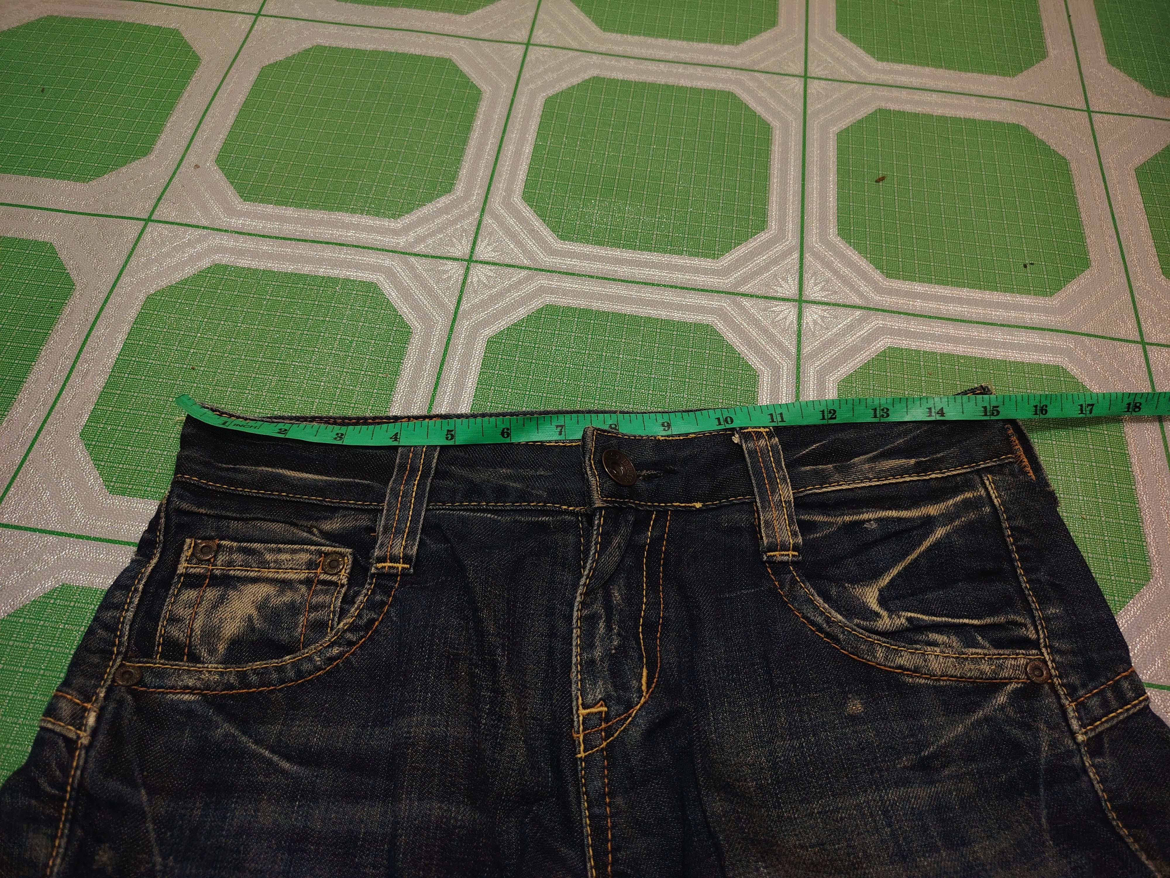 If Six Was Nine Japanese drive jeans exotic vtg denim bootcut jeans Size 30" / US 8 / IT 44 - 16 Thumbnail