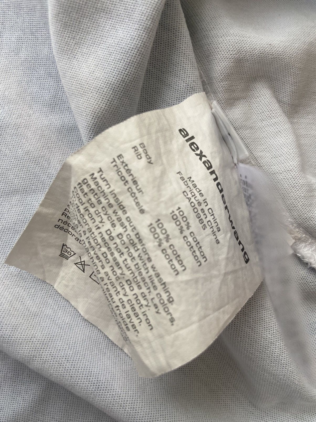 Alexander Wang Alexander Wang Blue Glow Puff T-Shirt Size US XL / EU 56 / 4 - 7 Thumbnail
