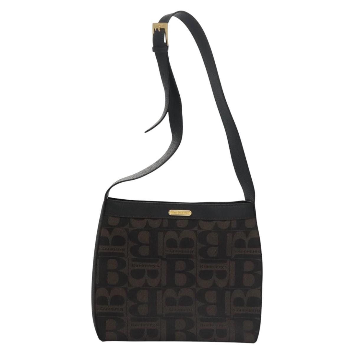 Burberry Brown Canvas Shoulder Bag (Pre-Owned) Size ONE SIZE - 1 Thumbnail