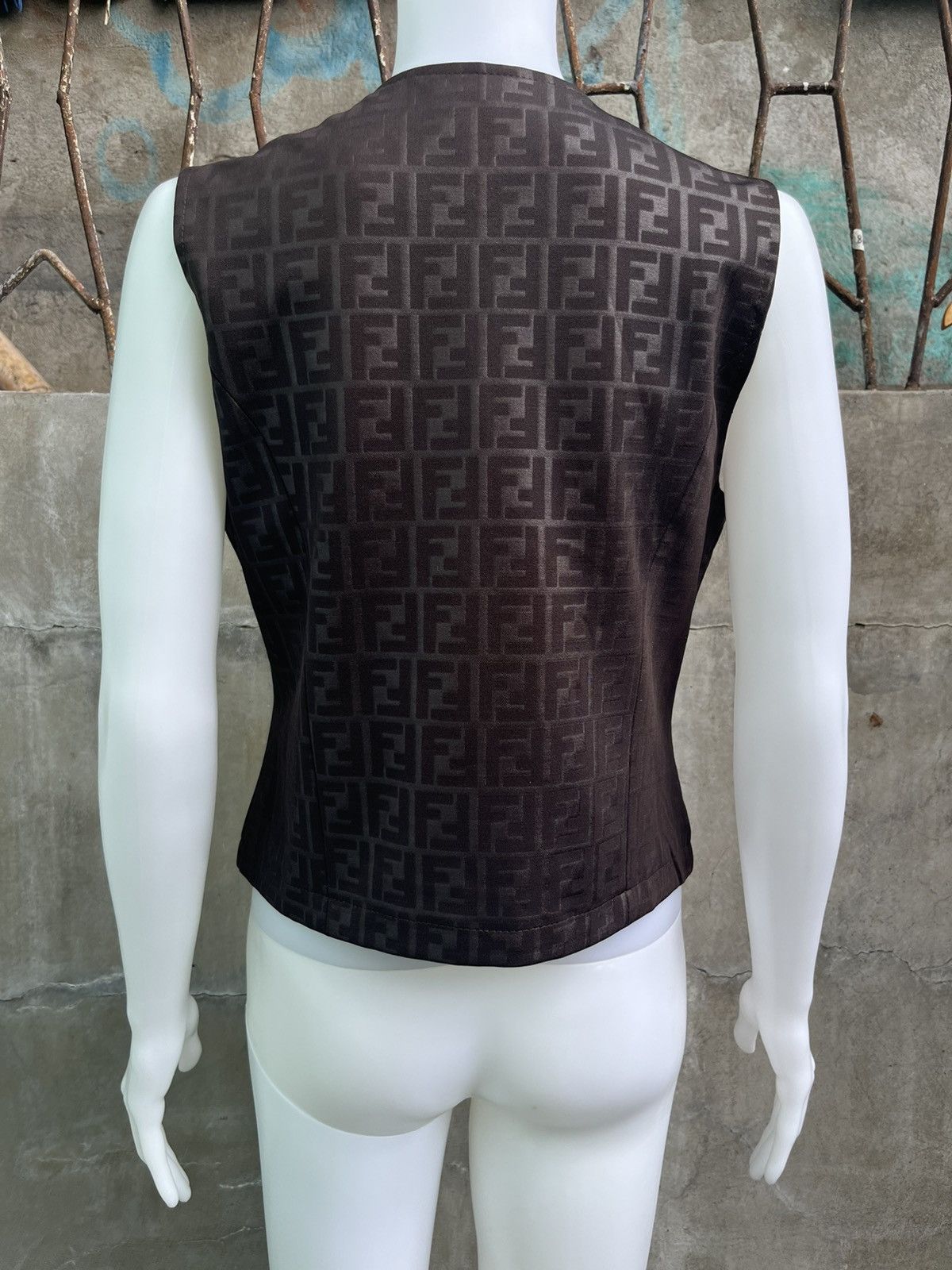 Fendi Zucca Monogram Vest Size S / US 4 / IT 40 - 4 Thumbnail