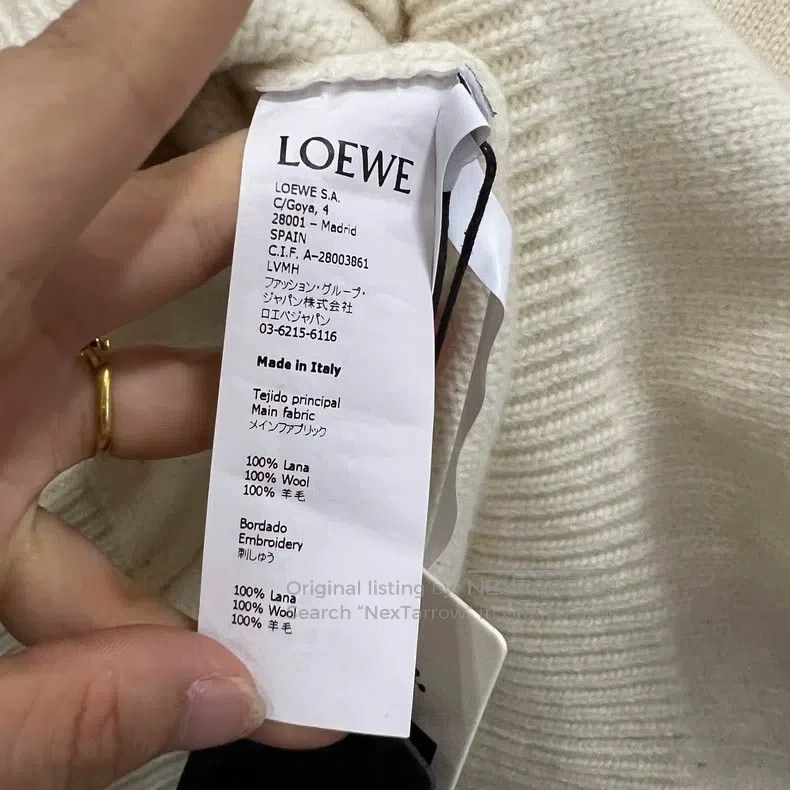 Loewe Loewe Embroidered Grass Lettering Logo Knit Top Size XS / US 0-2 / IT 36-38 - 4 Thumbnail