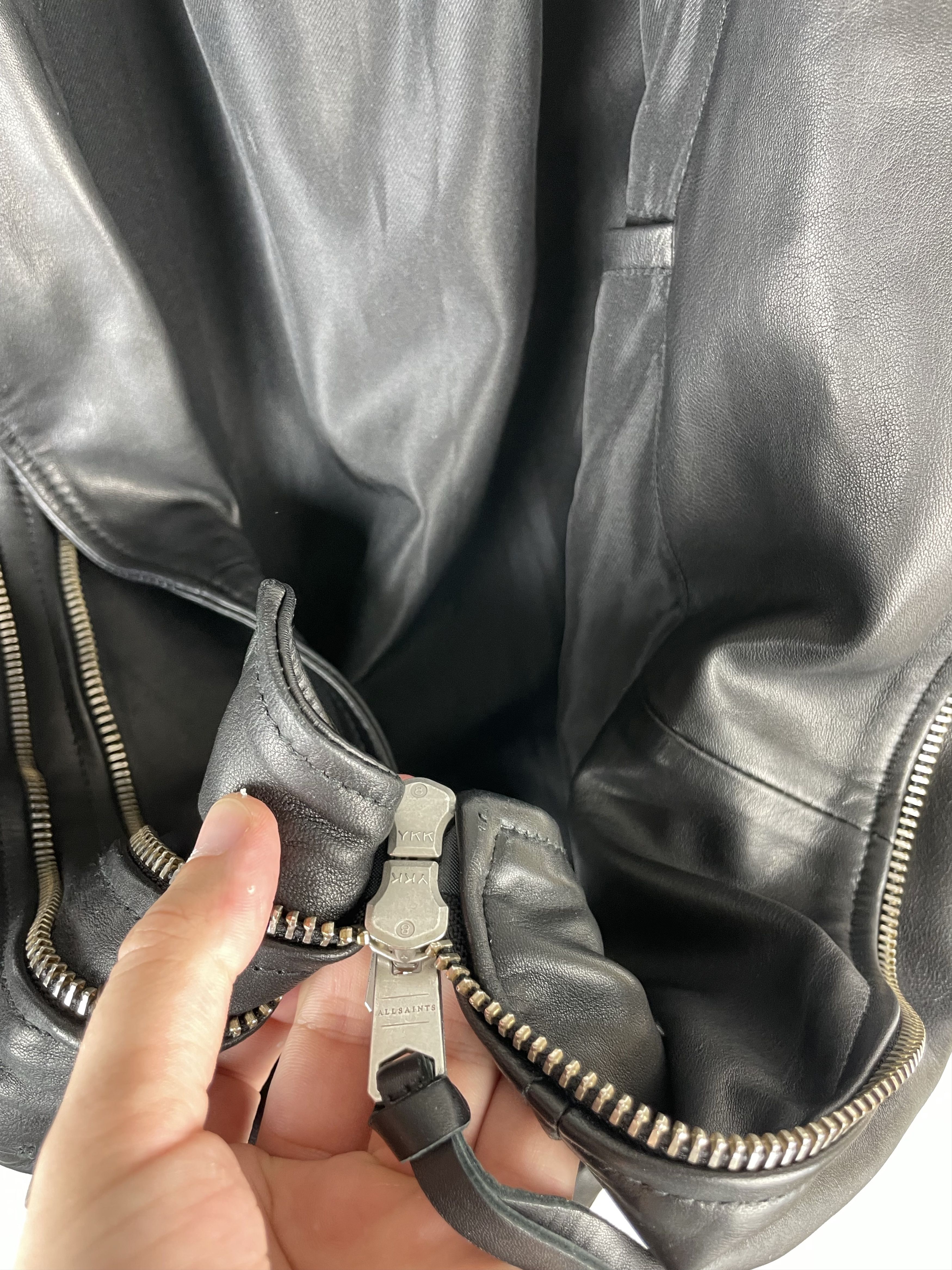 Allsaints AllSaints Leather Jacket Size US S / EU 44-46 / 1 - 6 Thumbnail