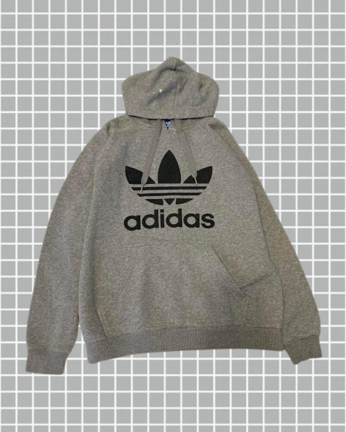Adidas Adidas Gray Size L Hoodie Size US L / EU 52-54 / 3 - 1 Thumbnail