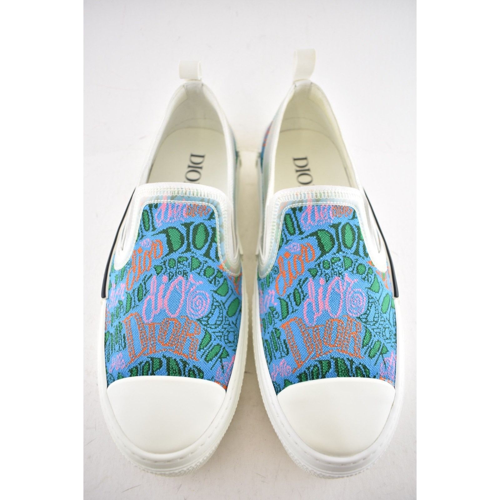 Dior Dior Mens Multicolor Logo Low Top Slip On Flat Sneaker 44 11 Size US 11 / EU 44 - 8 Thumbnail