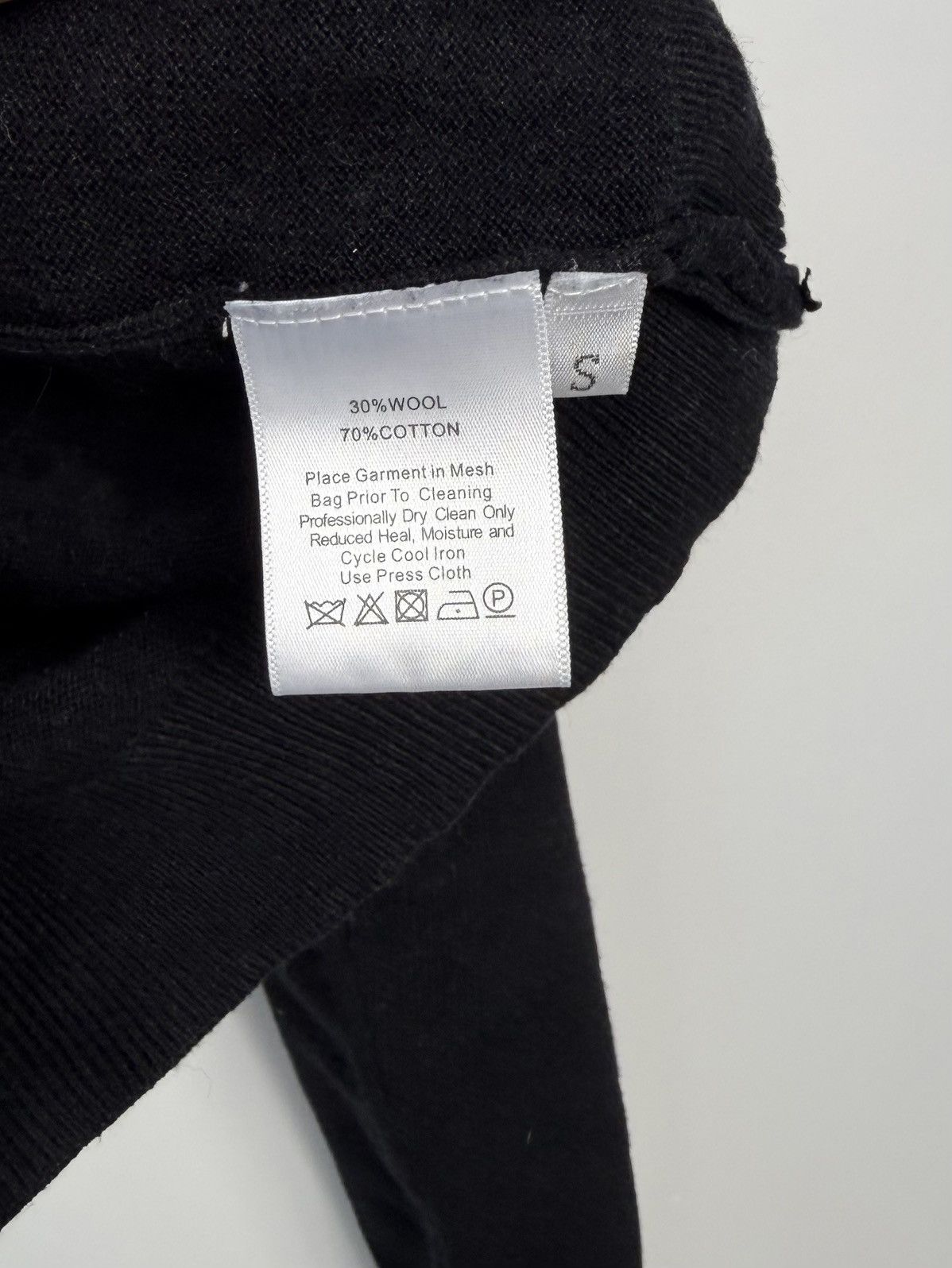 Christian Dior Monsieur Christian Dior Paris Black Cardigan 70% Cotton 30% Wool Size S / US 4 / IT 40 - 5 Thumbnail