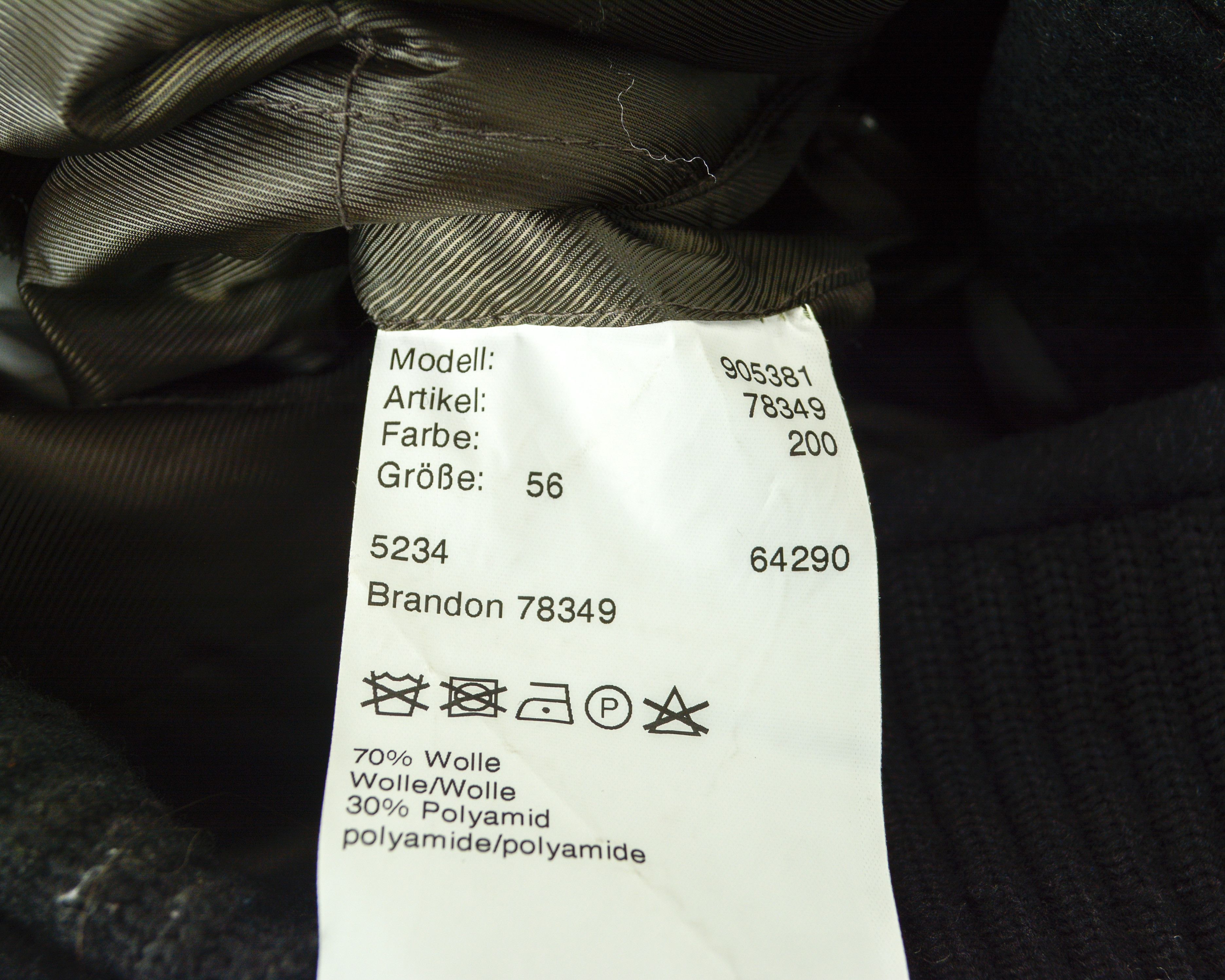 Other CHRISTIAN BERG UK 46 US Jacket Car over Coat EU 56 Wool Size US XXL / EU 58 / 5 - 4 Thumbnail
