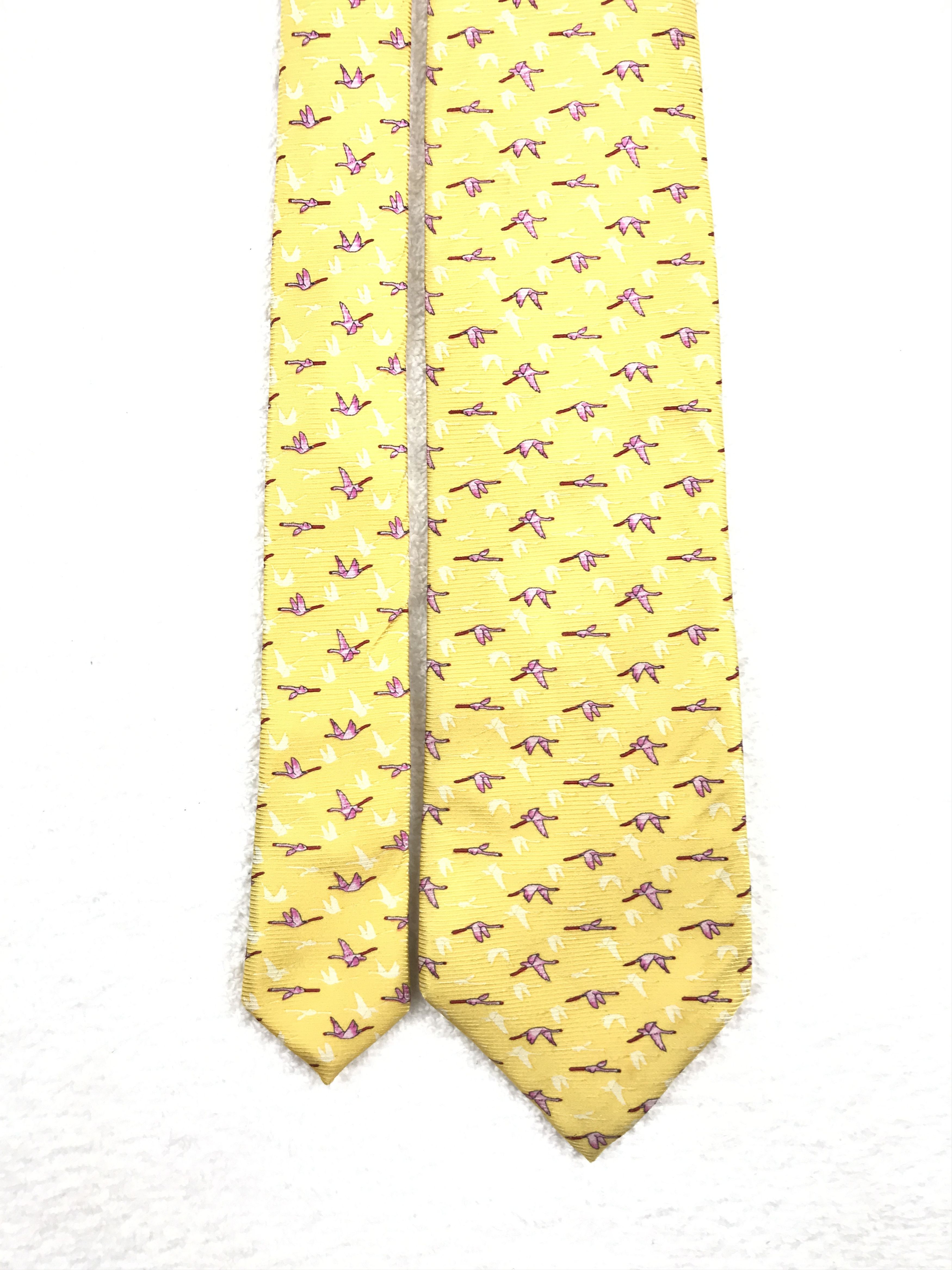 Designer × Vintage Vintage Cattani Uomo Silk Necktie Size ONE SIZE - 3 Thumbnail
