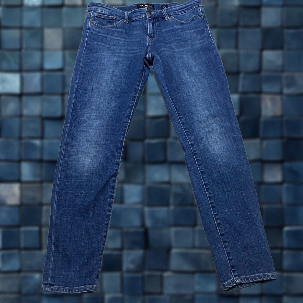 Lucky Brand Lucky Brand Stella Skinny Jeans Womens 8 Blue Denim Medium Wash Low Rise Stella Skinny Jeans Women's 8 Blue Denim Medium Wash Low Rise Size 30" / US 8 / IT 44 - 1 Thumbnail