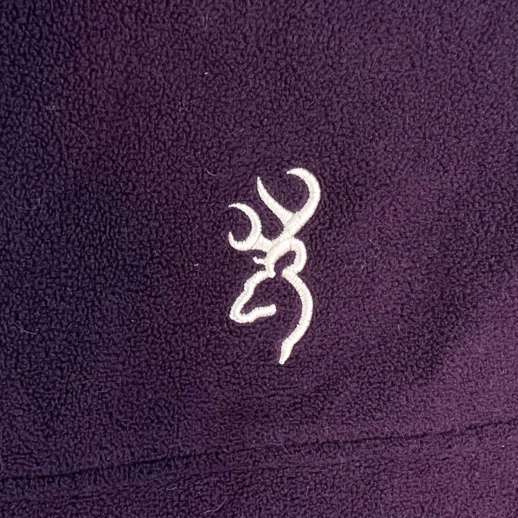 Vintage Browning Purple Fleece Jacket 2XL Mens Long Sleeve Full Zip Pockets Jacket Vintage Size US XXL / EU 58 / 5 - 2 Thumbnail