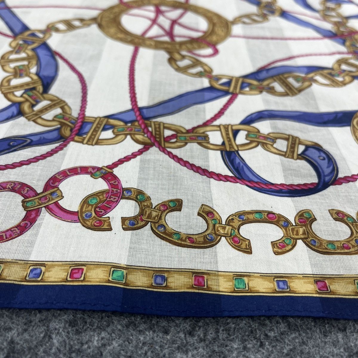Celine Celine Handkerchief / Bandana / Neckerchief / Headscarf B072 Size ONE SIZE - 7 Thumbnail