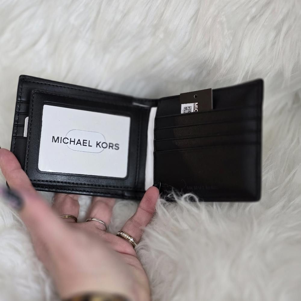 Michael Kors Michael Kors Black Wallet Size ONE SIZE - 6 Thumbnail
