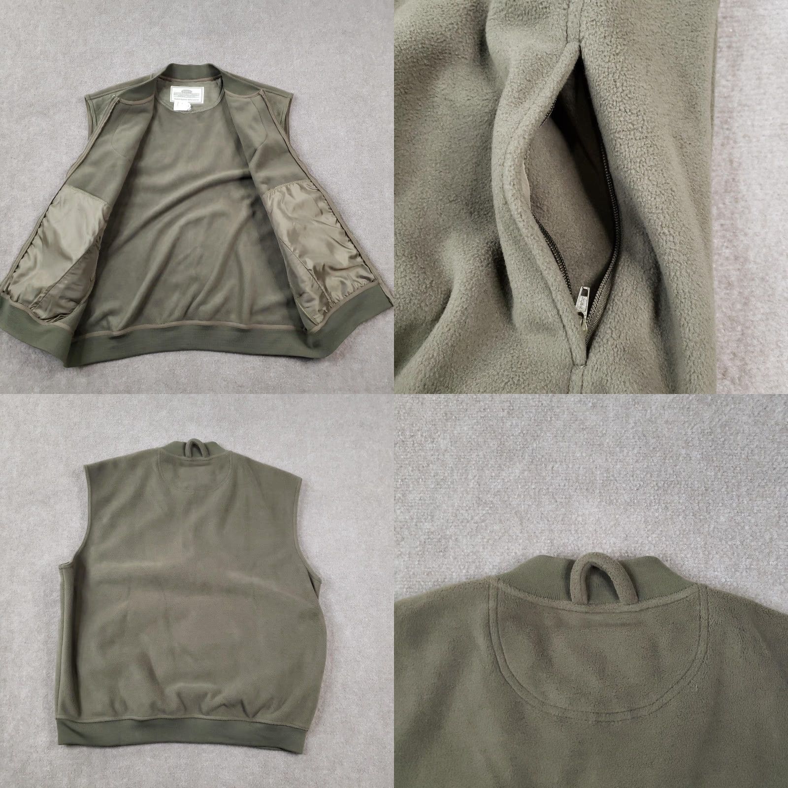 Vintage BOYT HARNESS COMPANY Vest Men 2XL Green Fleece Full Zip Outdoor Hunting Size US XXL / EU 58 / 5 - 8 Thumbnail