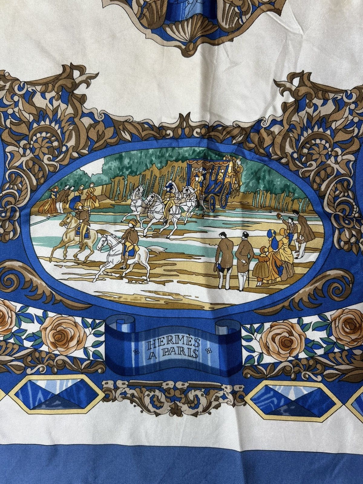 Hermes Vintage Hermes L'entente cordiale silk scarf Size ONE SIZE - 4 Thumbnail