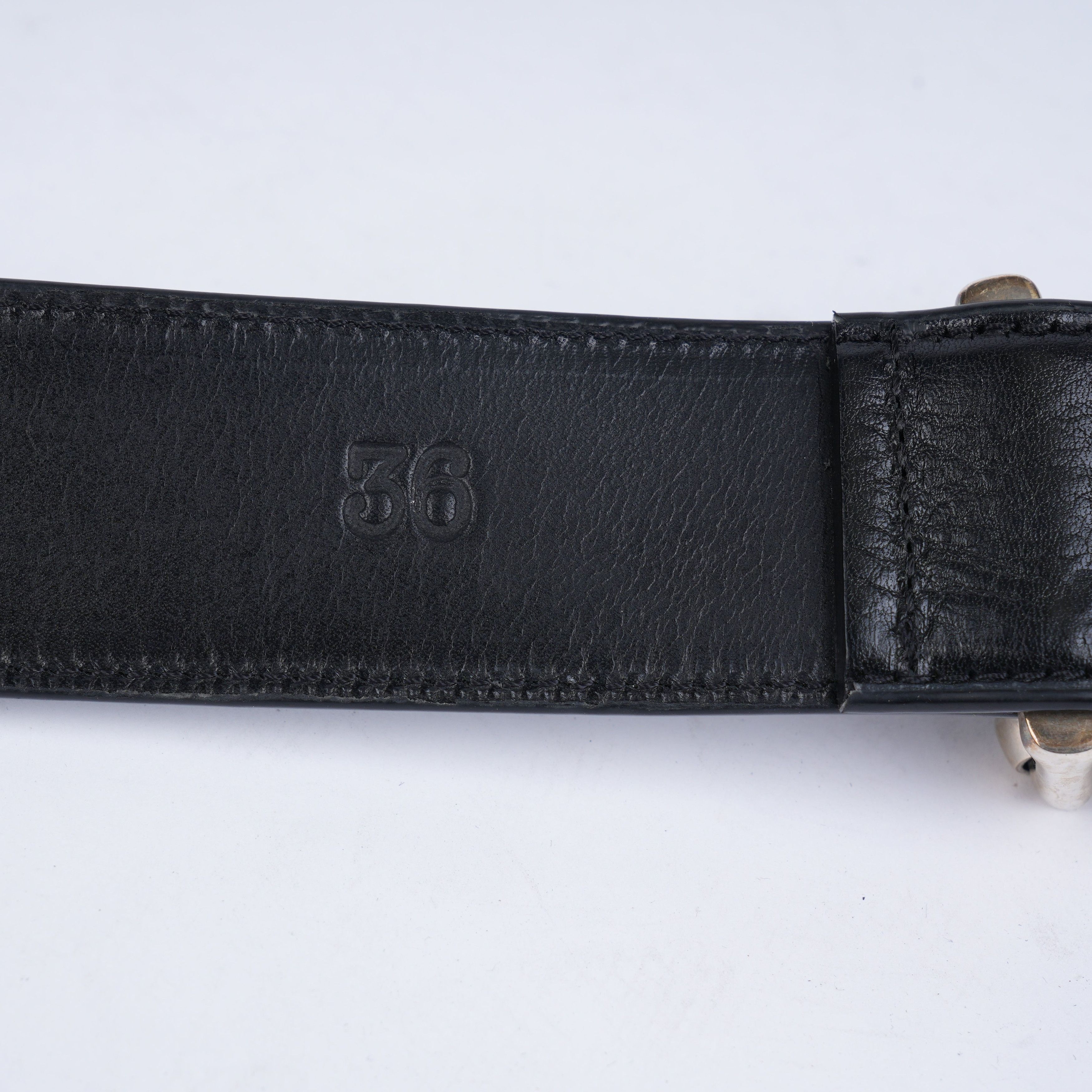Chrome Hearts BLACK ROLLER BELT Size 36 - 8 Thumbnail