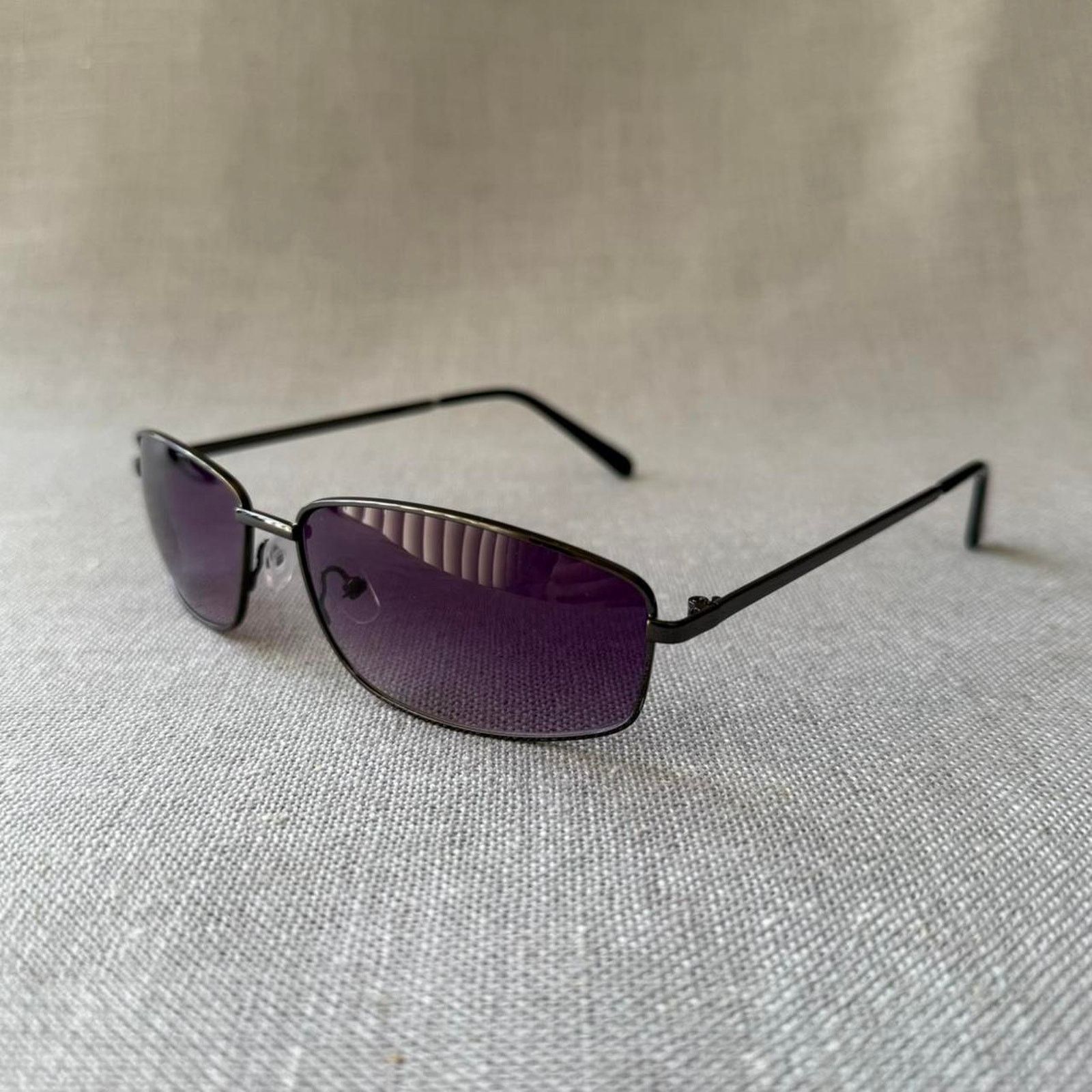 Other Purple frame aviator black sunglasses WMNS Size ONE SIZE - 2 Thumbnail