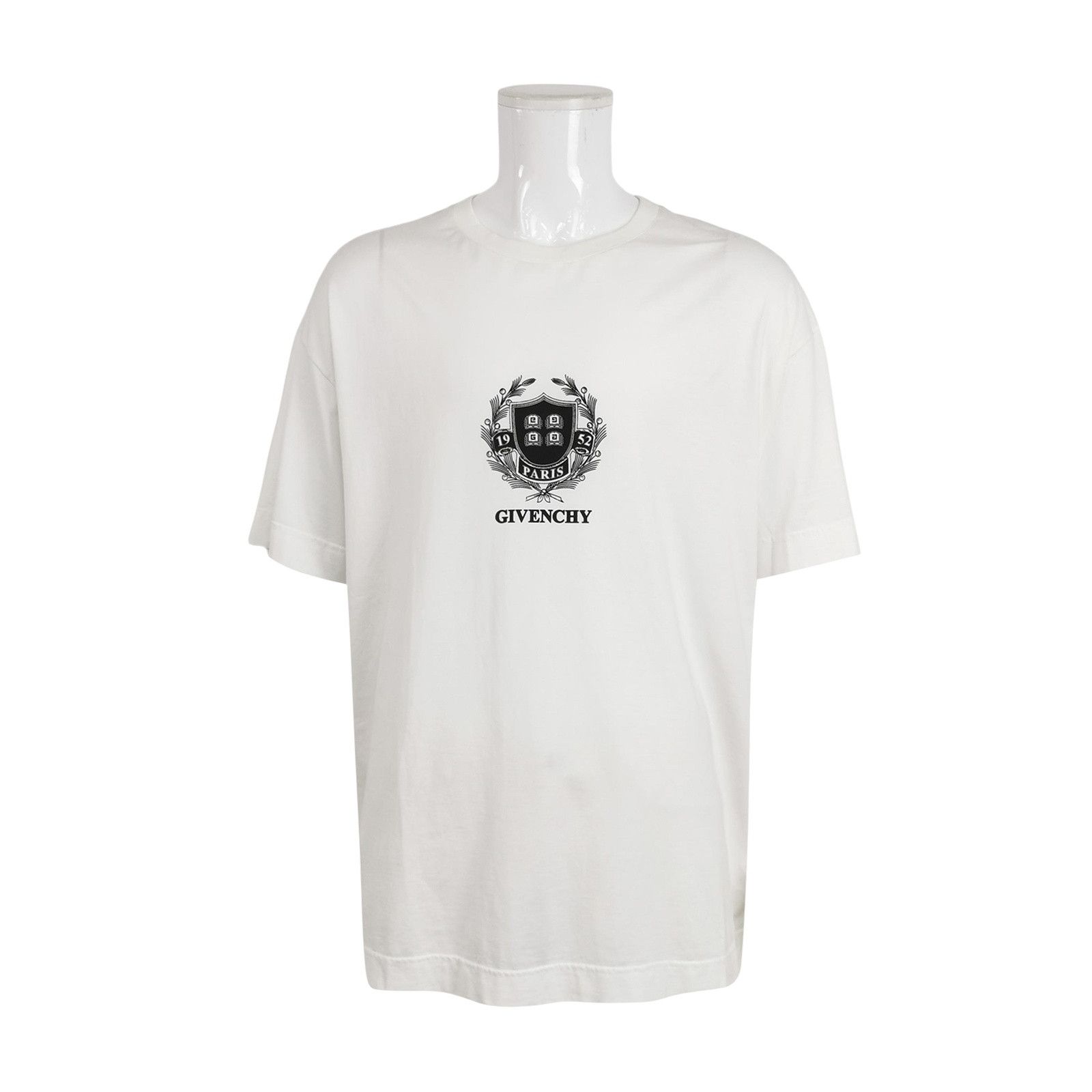 Givenchy Givenchy Crest Logo Cotton T-Shirt L Size US L / EU 52-54 / 3 - 1 Thumbnail