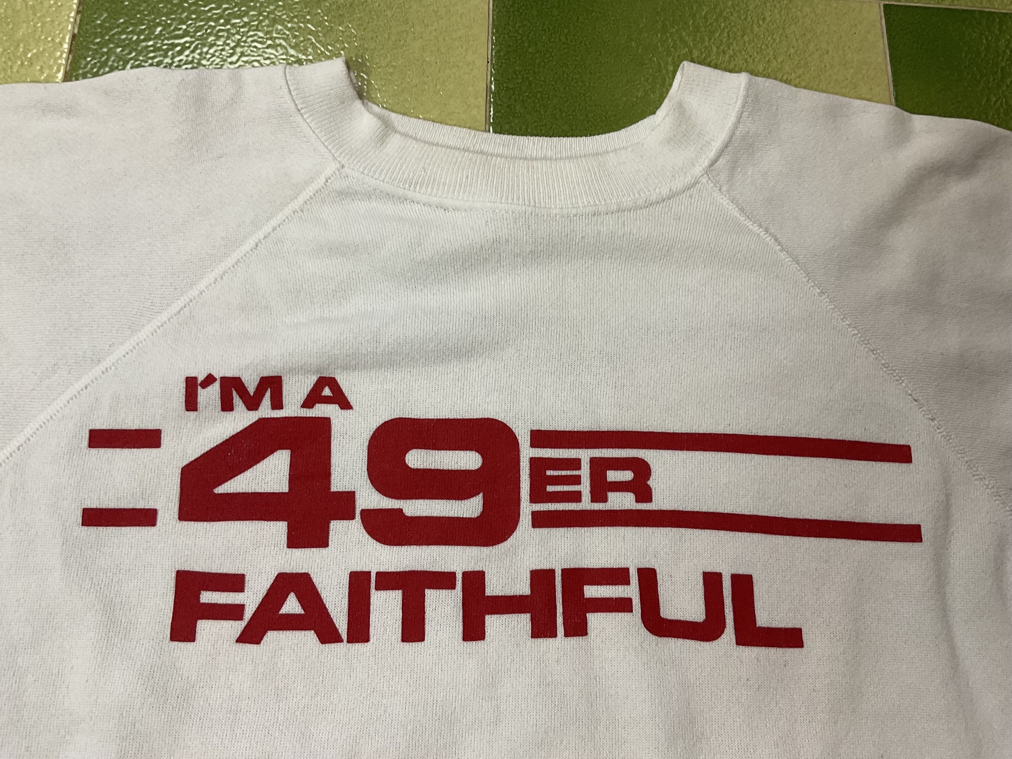 NFL Vintage 80s I’m a 49er Faithful 1987 NFC Champs Sweatshirt Size US XXL / EU 58 / 5 - 3 Thumbnail