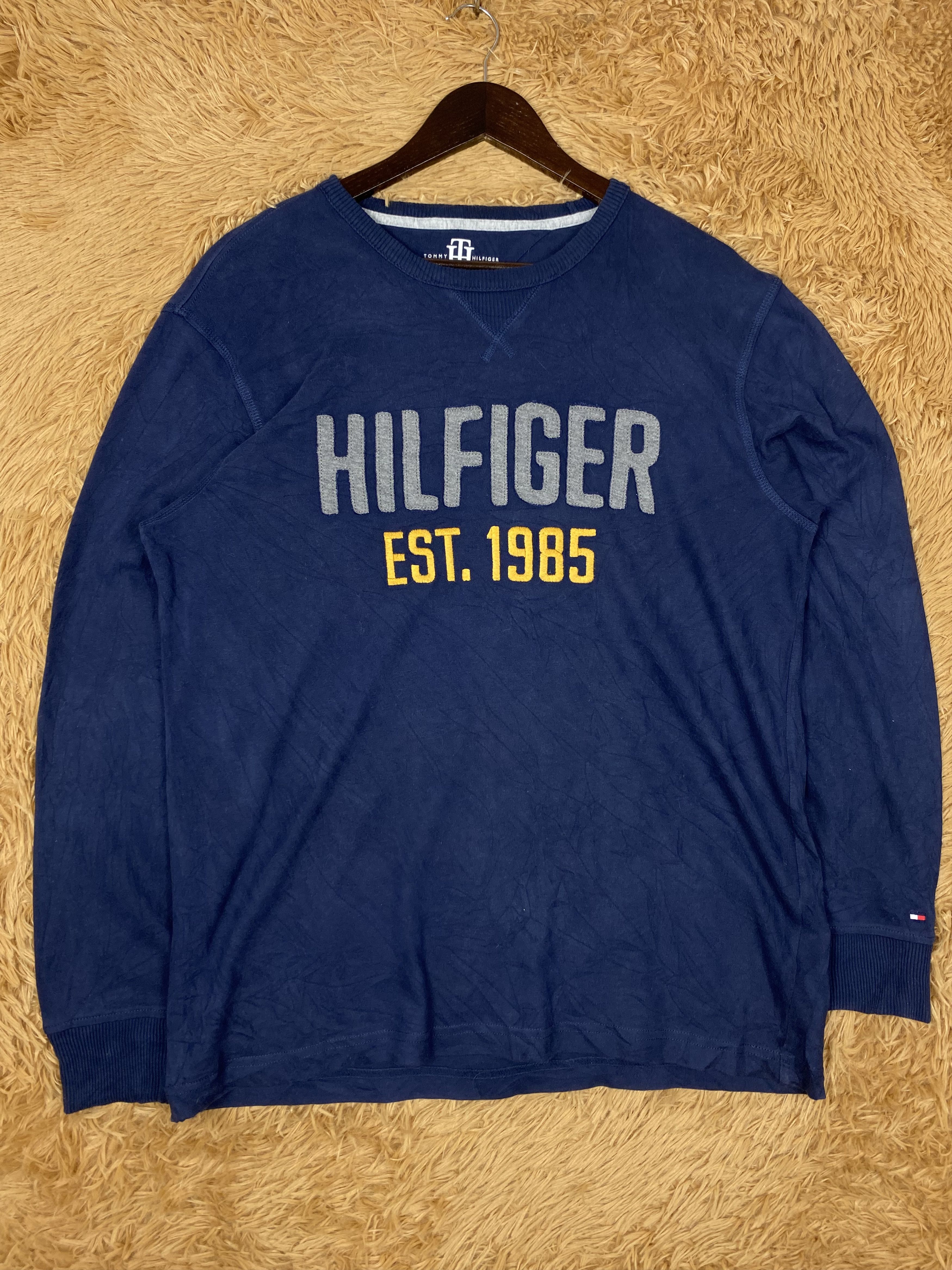 Tommy Hilfiger Vintage Tommy Hilfiger Sweatshirts PS0302 Size US L / EU 52-54 / 3 - 1 Thumbnail