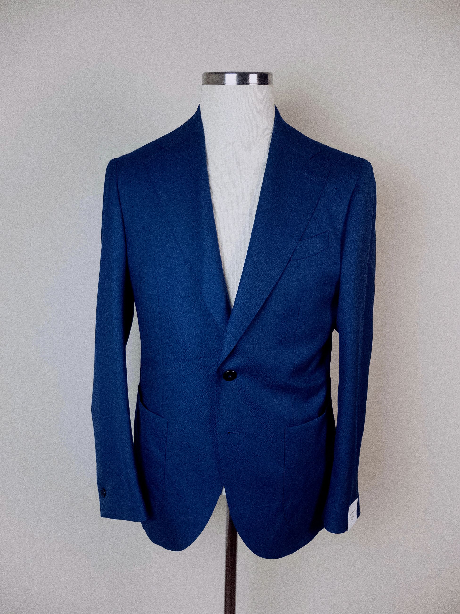 Luigi Bianchi LUIGI BIANCHI SARTORIA blue wool blazer Size 38 / Medium Size 38R - 1 Thumbnail
