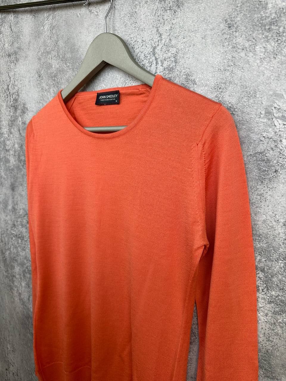John Smedley John Smedley Merino Wool Sweater Coral Orange Great Britain Size M / US 6-8 / IT 42-44 - 5 Thumbnail
