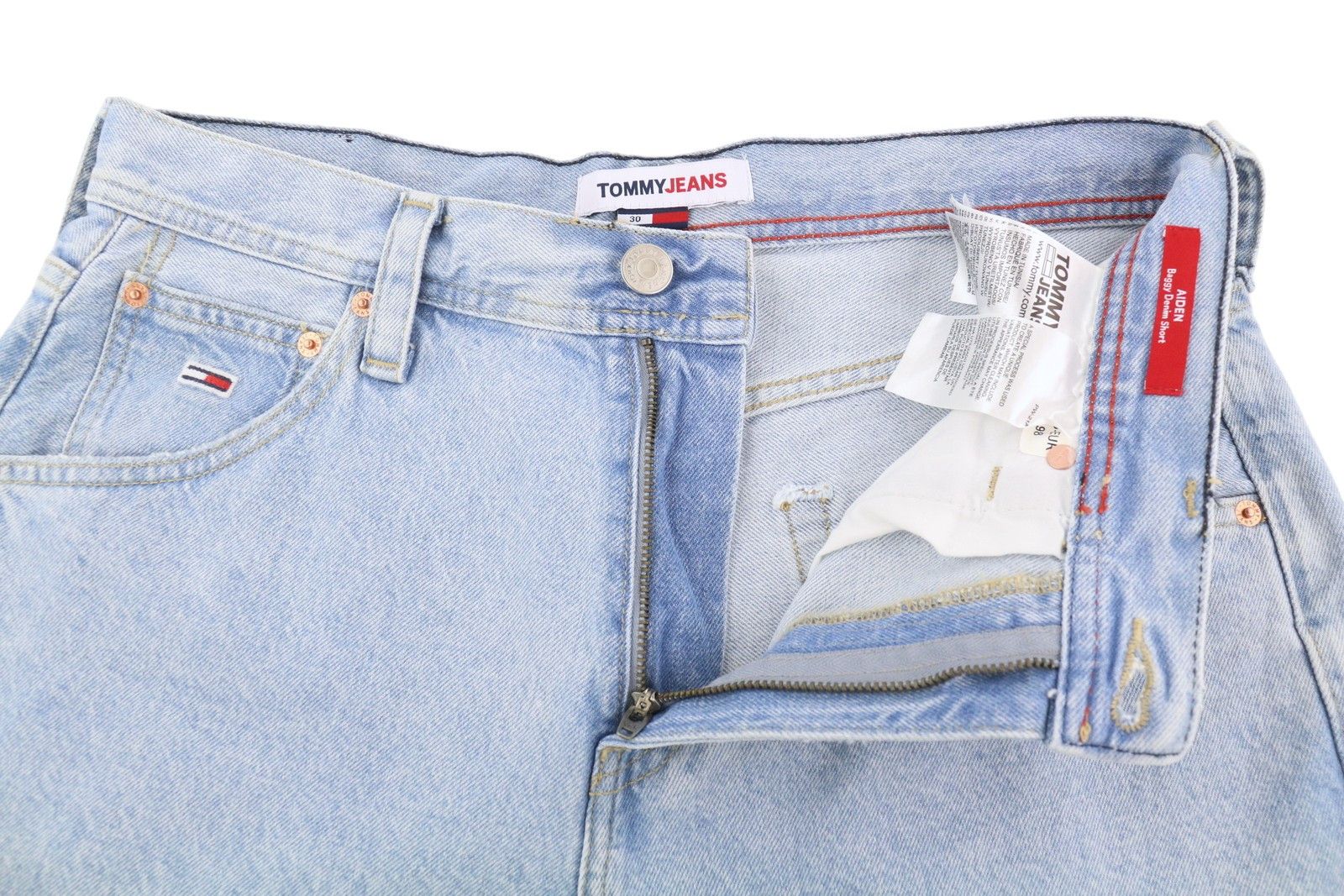 Tommy Hilfiger AIDEN BAGGY DENIM W30 Washed Shorts 84974 Size US 30 / EU 46 - 4 Thumbnail
