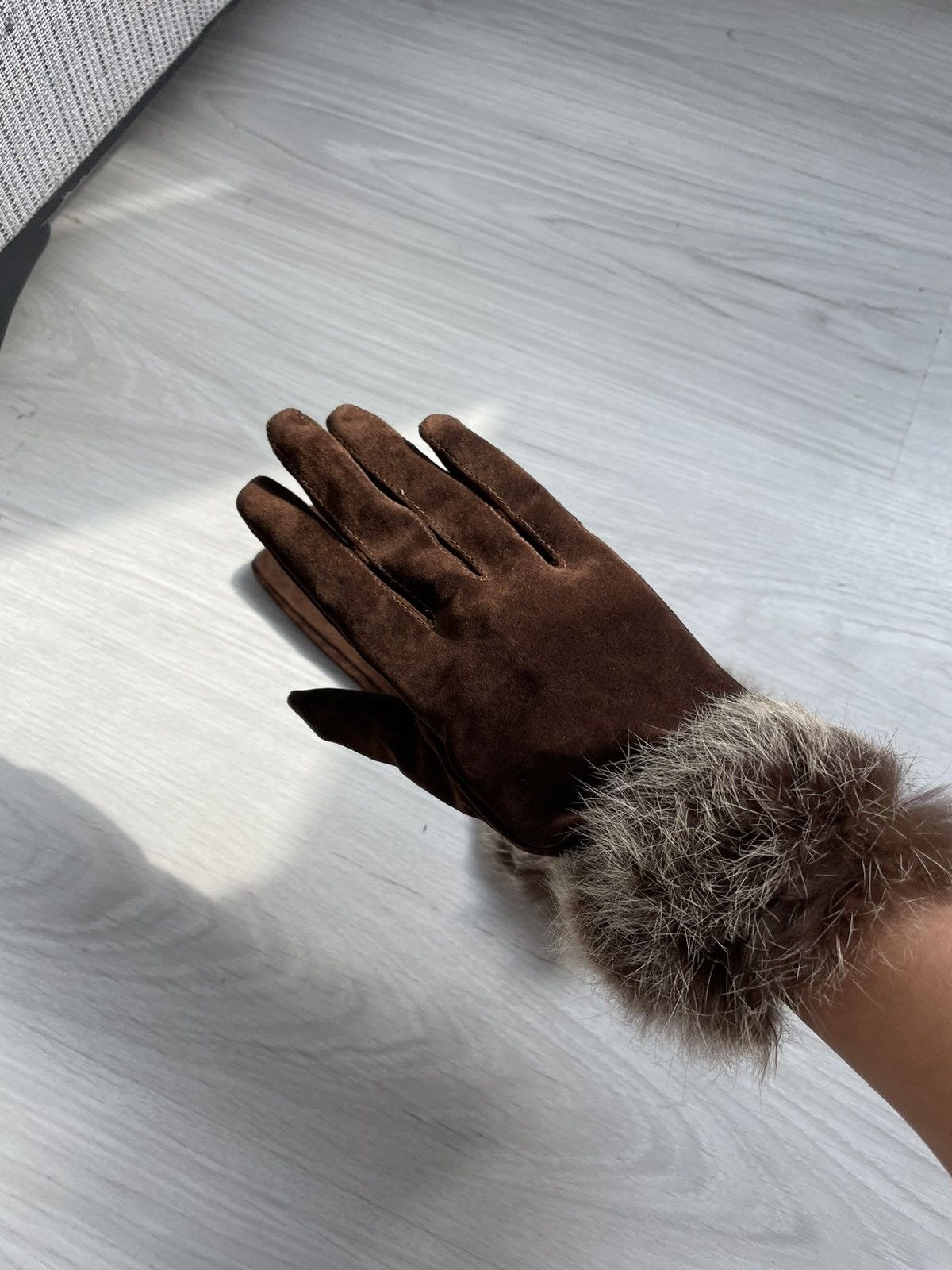 Vintage Vintage leather gloves Size ONE SIZE - 3 Thumbnail