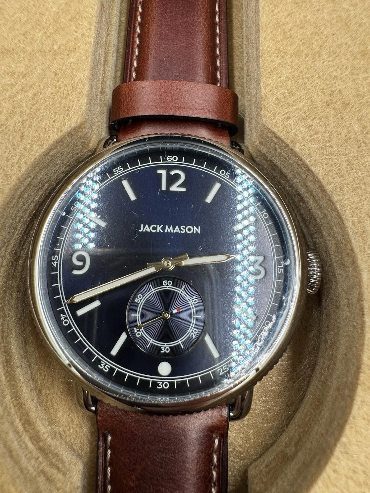 Other Jack Mason JM-A601-003 Avigator 3 Hand - 45mm Warm Grey Dial Size ONE SIZE - 2 Thumbnail
