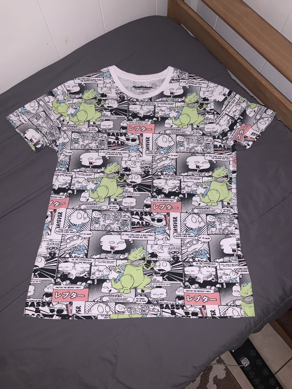 Nickelodeon Men’s Nickelodeon Rugrats AOP T Shirt - Size Large Size US L / EU 52-54 / 3 - 1 Thumbnail