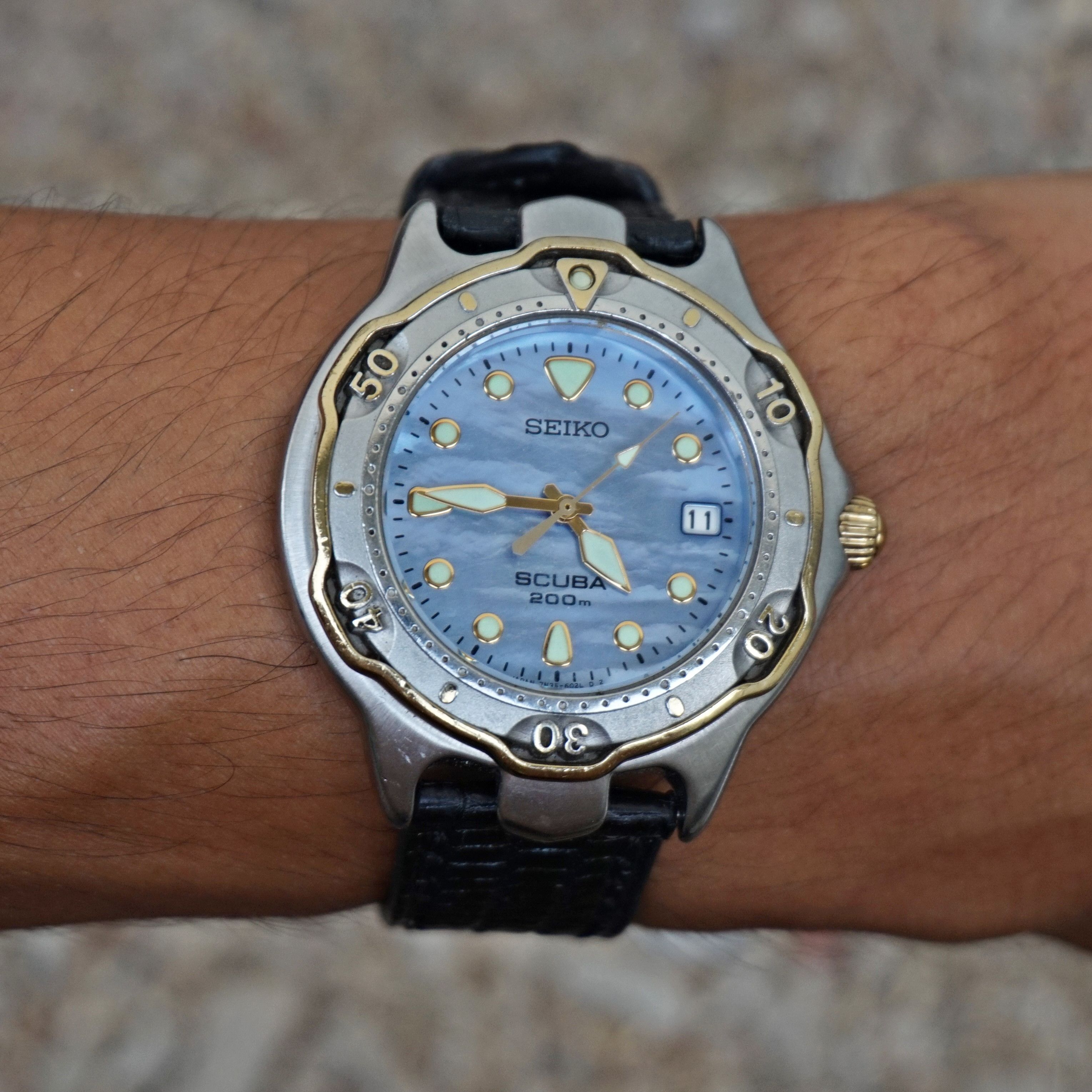 Seiko 1992s seiko scuba diver 200m pearl shell dial Size ONE SIZE - 5 Thumbnail