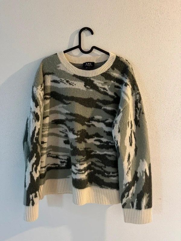 A.P.C. APC lionel camouflage sweater Size US S / EU 44-46 / 1 - 1 Thumbnail