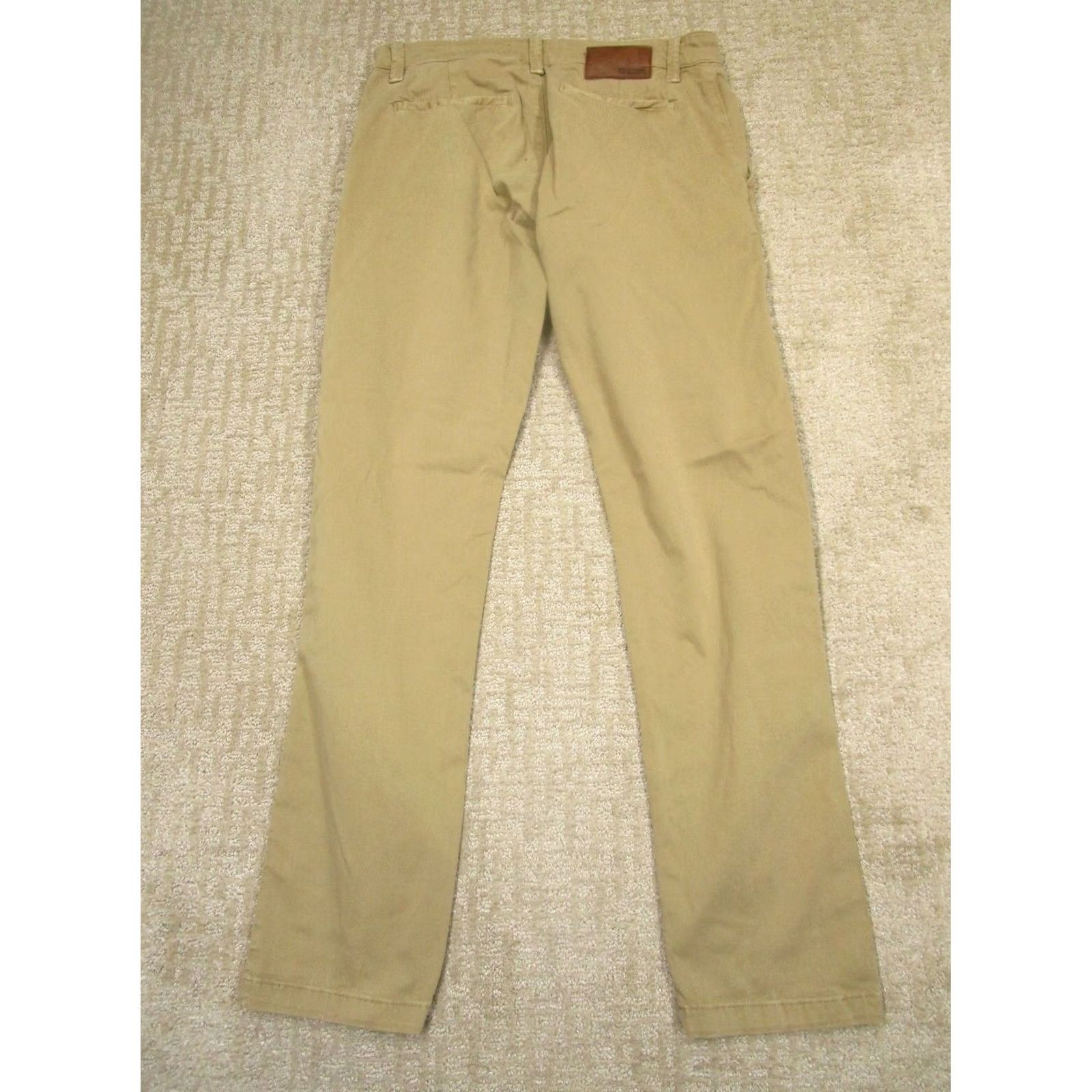 Vintage Mavi Jeans Men Jeans 32x32 Slim Straight Light Wash Brown Tan Logo Preppy Slim Fit 5-Pocket Denim Pants Mens Size US 32 / EU 48 - 3 Thumbnail