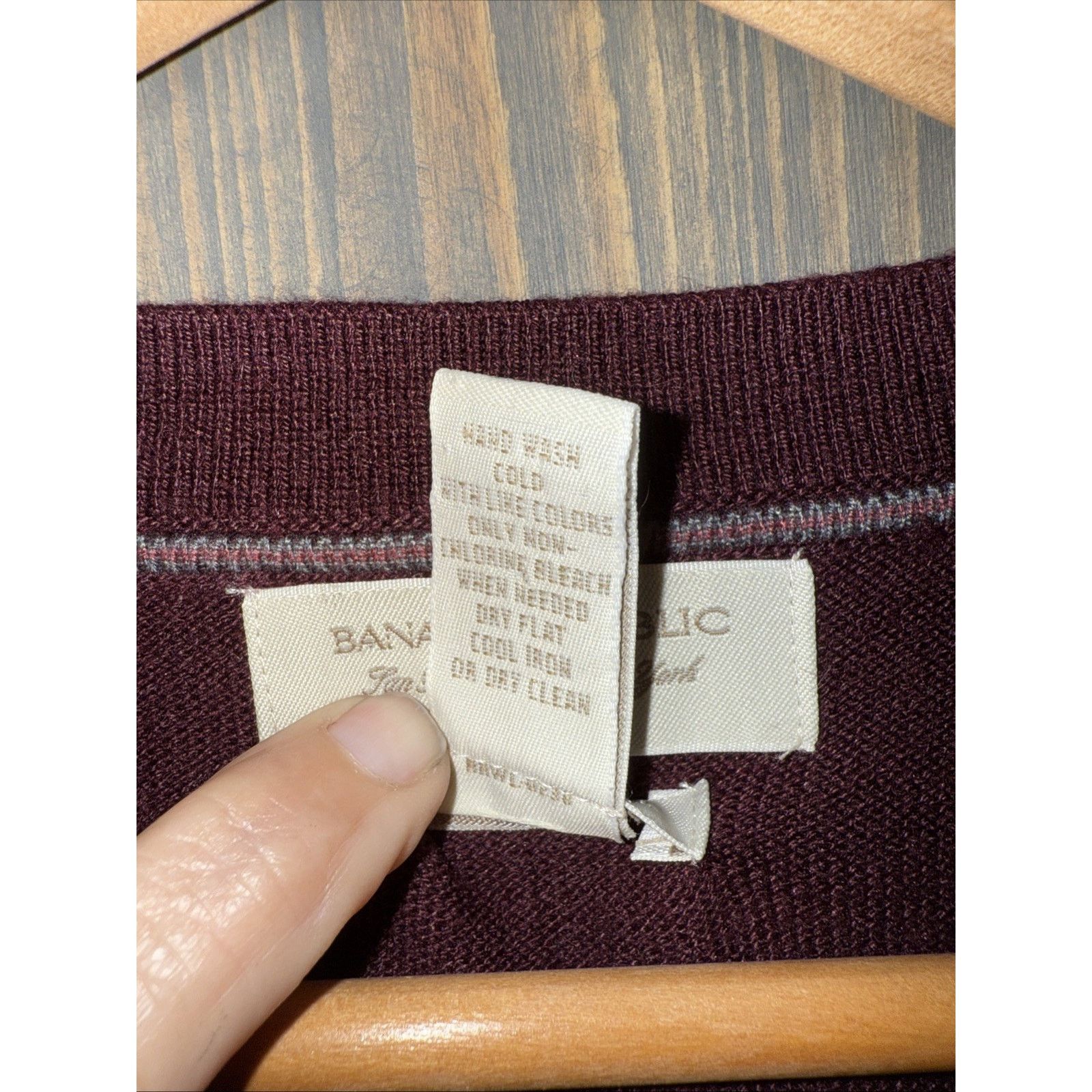 Banana Republic Banana Republic Men's Argyle Silk Cashmere Sweater XL 54023 Size US XL / EU 56 / 4 - 4 Thumbnail