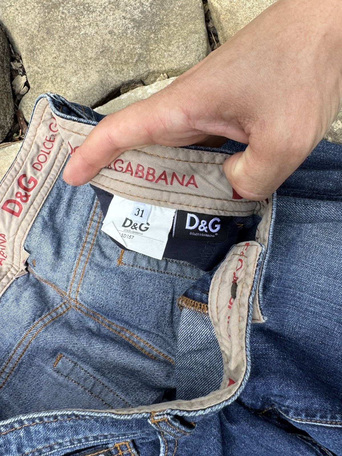 Dolce & Gabbana Vintage Dolce Gabbana Distressed Y2k Pants Size 31" - 13 Thumbnail