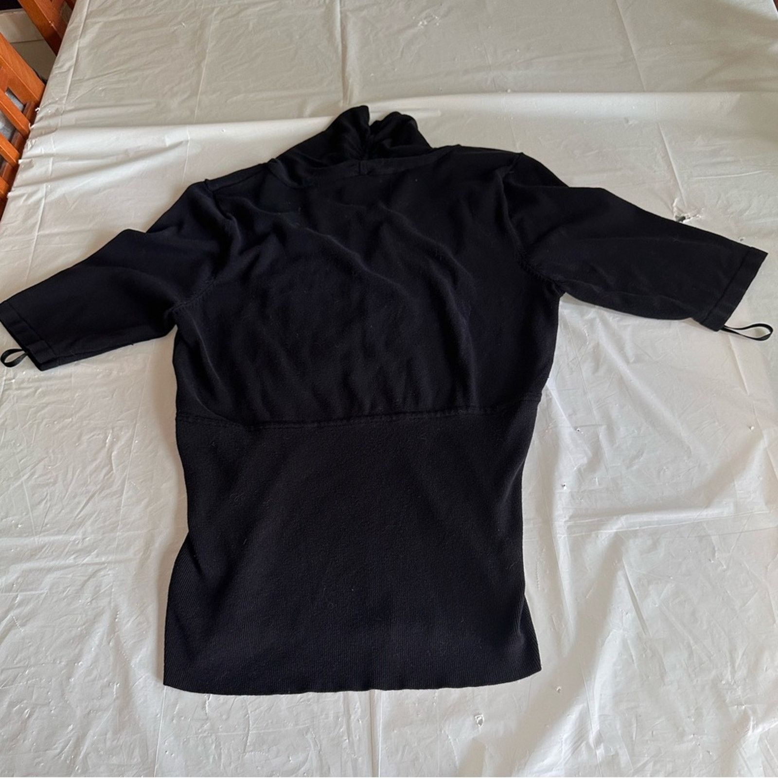 White House Black Market White House Black Market Black Blouse M Size M / US 6-8 / IT 42-44 - 2 Thumbnail