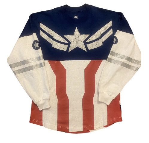 Designer × Marvel Comics Marvel & Spirit Jersey (Captain America) Shirt Size US XS / EU 42 / 0 - 2 Thumbnail