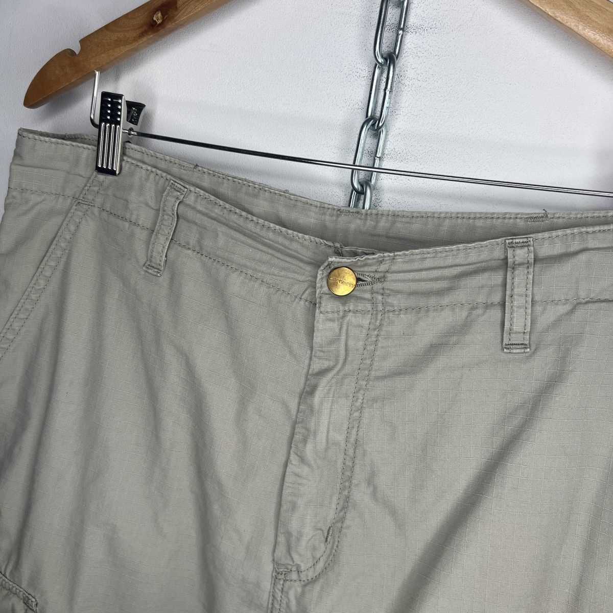 Carhartt Essential Vintage Y2K Carhartt Workwear Cargo Shorts Skater Size US 34 / EU 50 - 4 Thumbnail