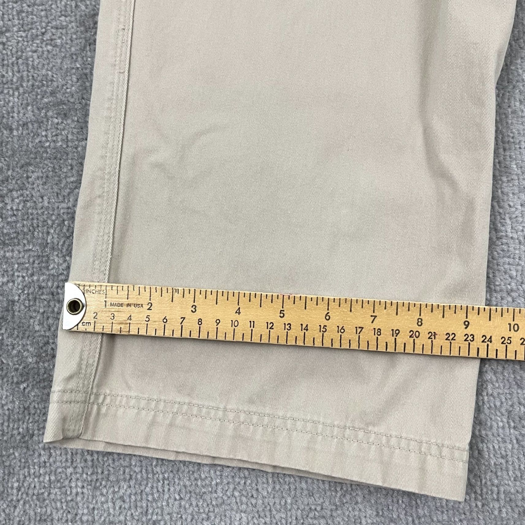 Vintage VINTAGE SCOTTeVEST Technical Khaki Pants Mens 36 x 32 Brown Hiking Outdoor Travel Office Size 36R - 7 Thumbnail